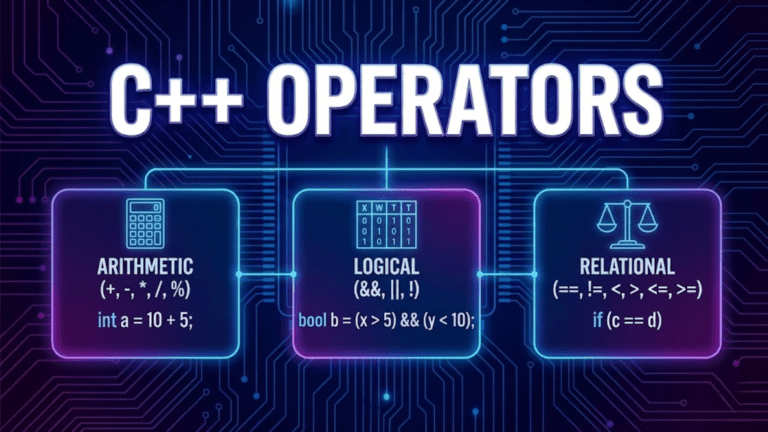 C++ Operators Guide: Master Arithmetic, Logical & Relational Operations