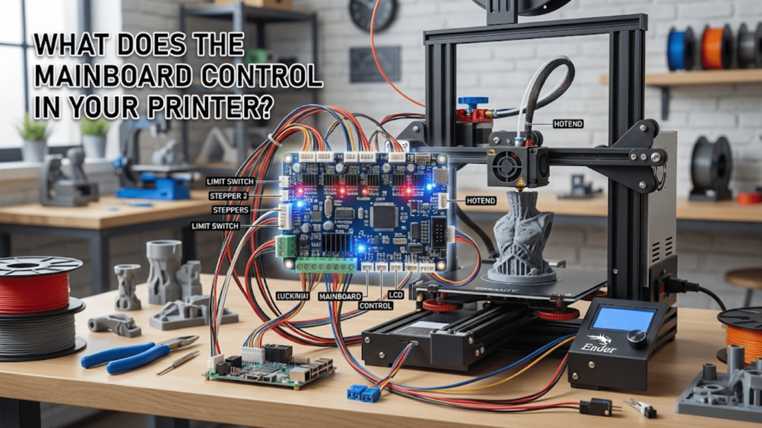 What Does the Mainboard Control in Your Printer?
