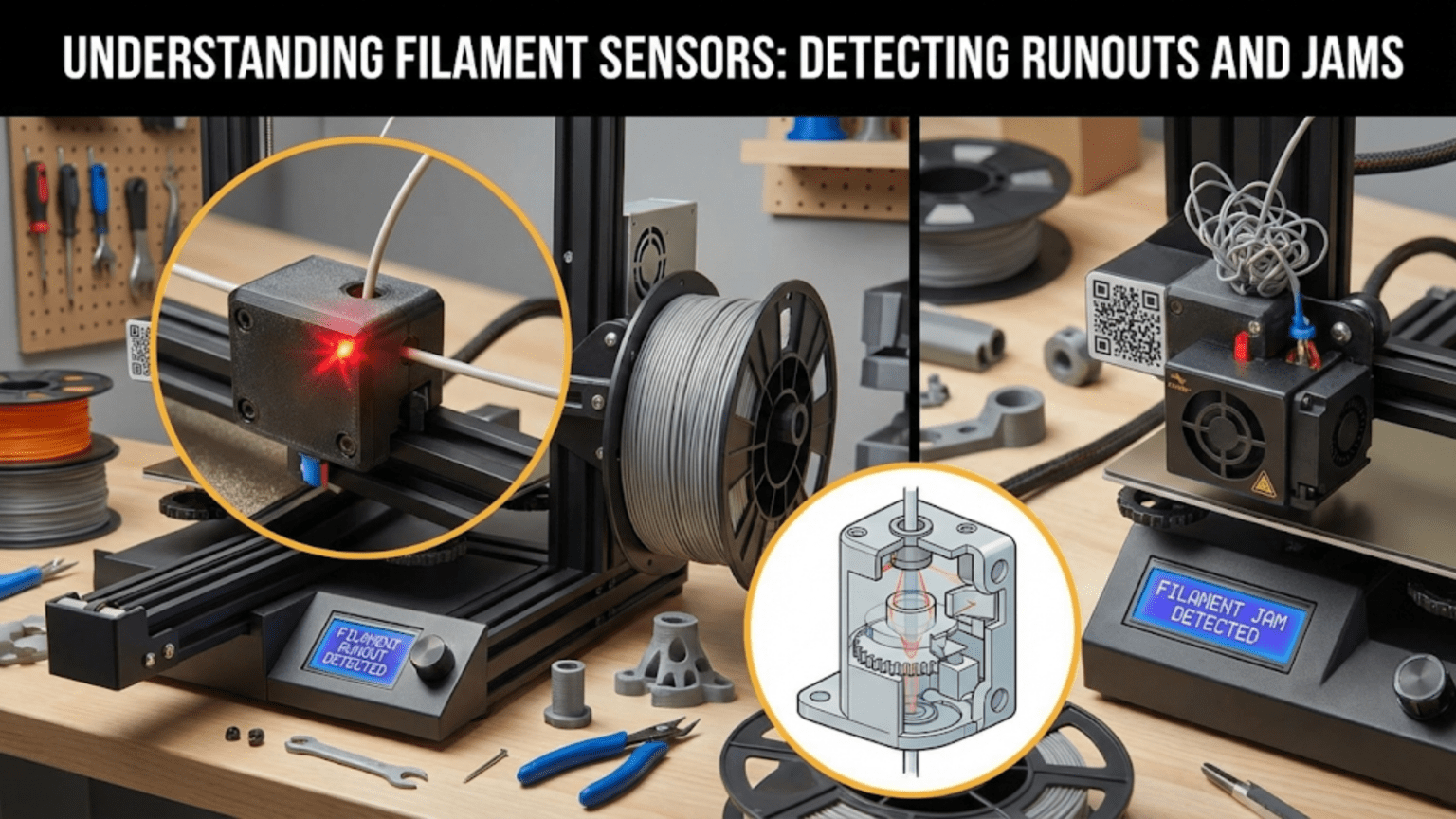 Understanding Filament Sensors: Detecting Runouts and Jams