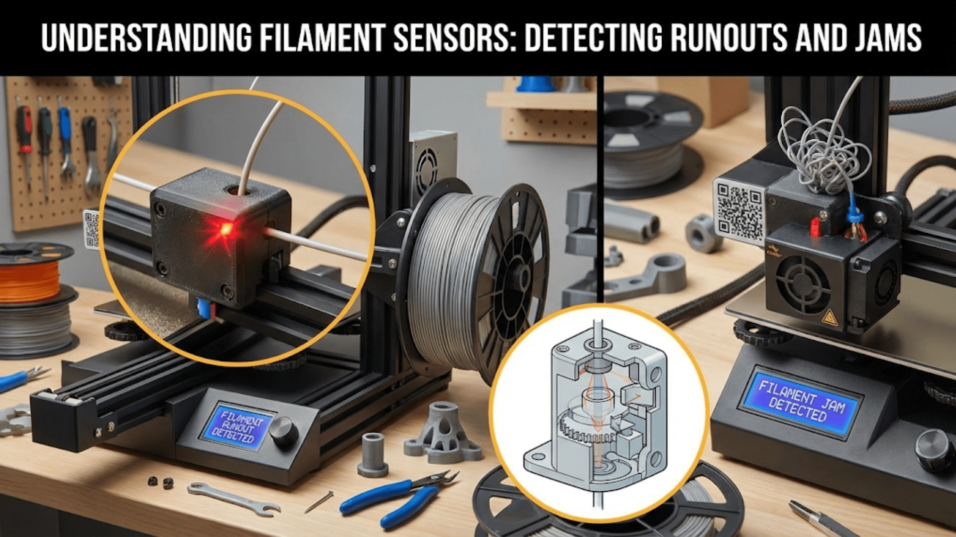 Understanding Filament Sensors: Detecting Runouts and Jams