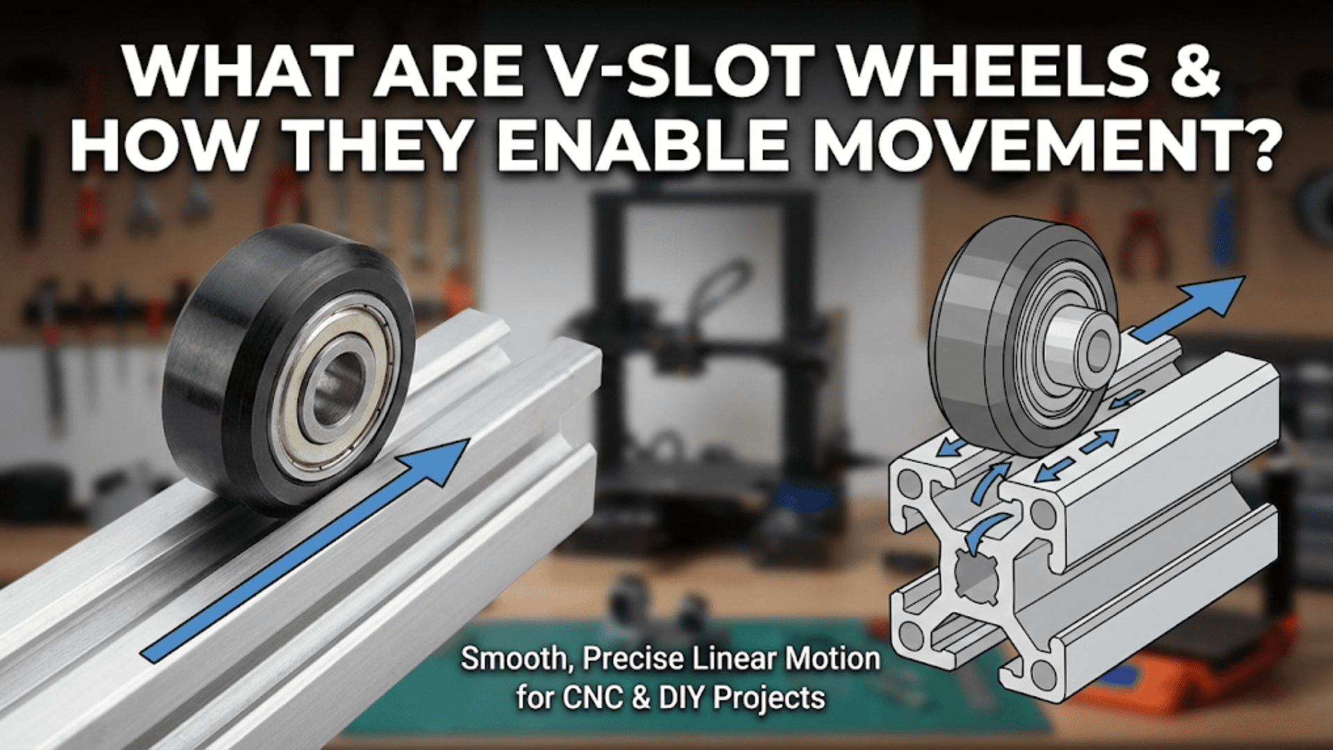 What Are V-Slot Wheels and How They Enable Movement?