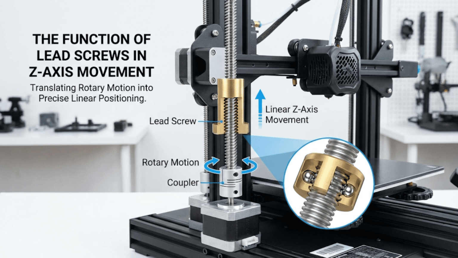 The Function of Lead Screws in Z-Axis Movement