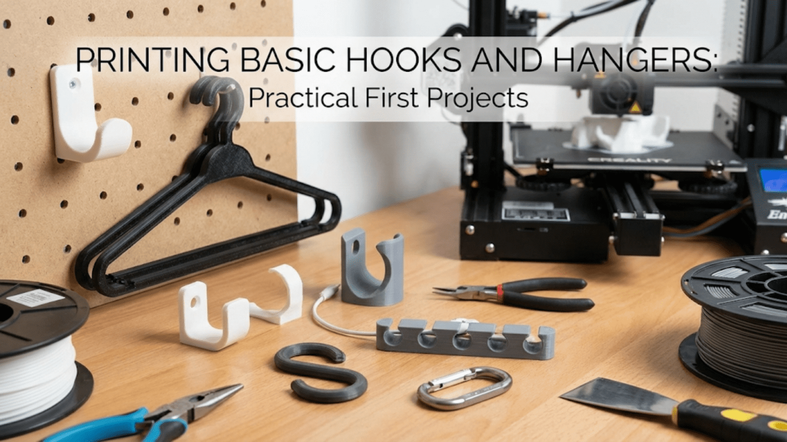 Printing Basic Hooks and Hangers: Practical First Projects