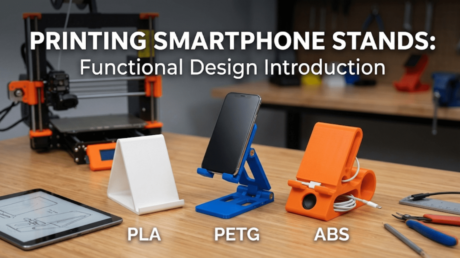 Printing Smartphone Stands: Functional Design Introduction