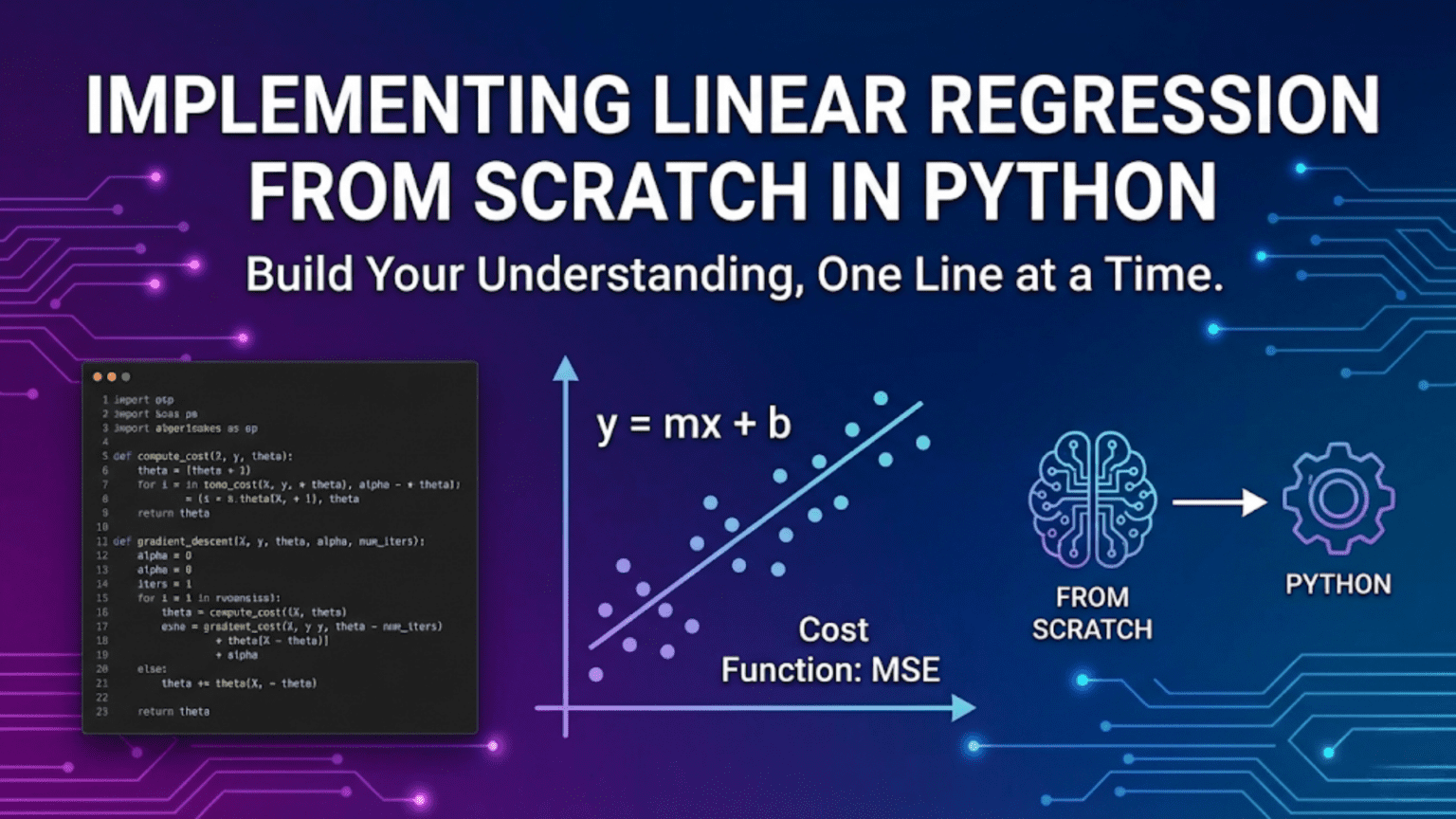 Implementing Linear Regression from Scratch in Python