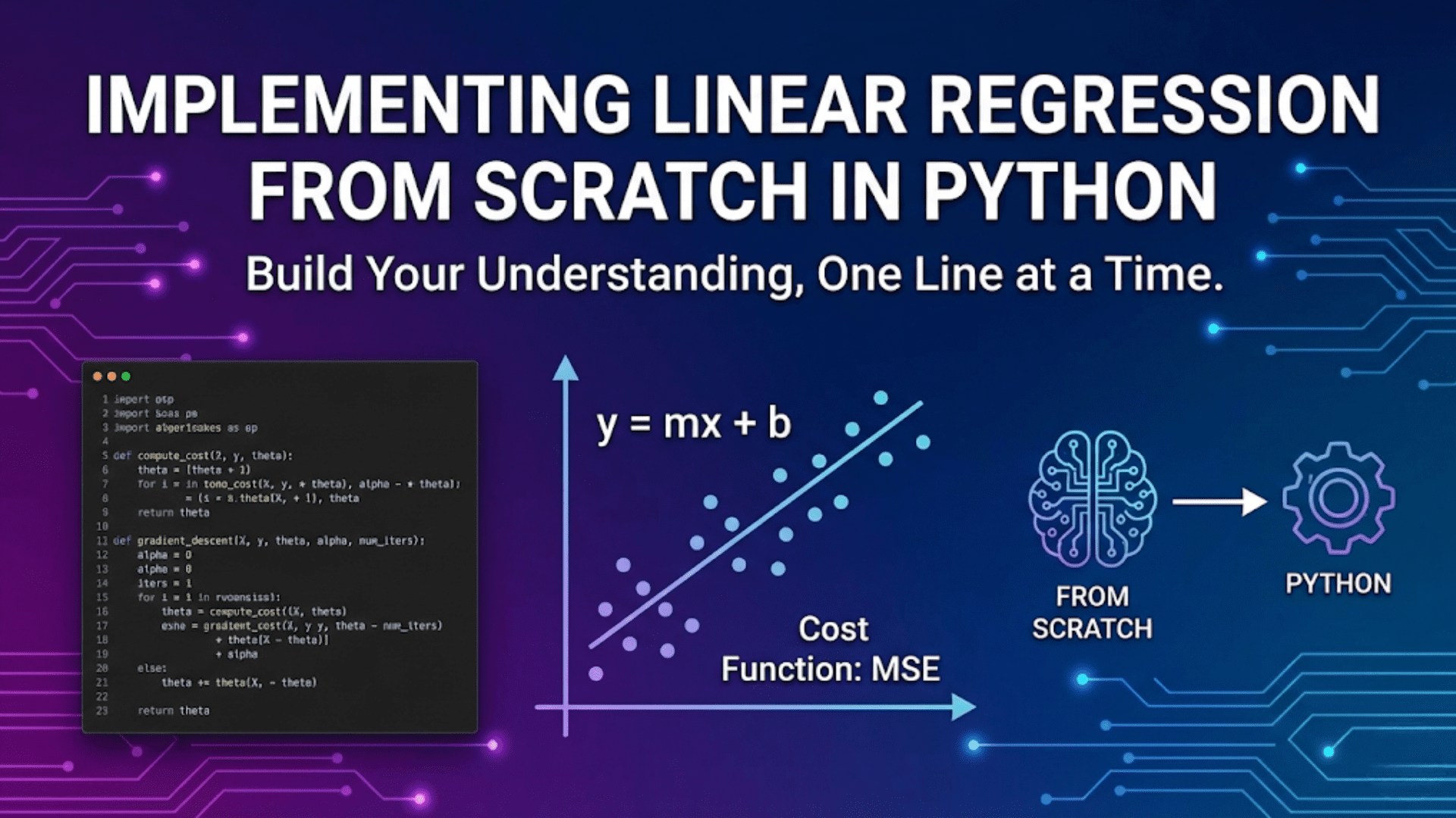 Implementing Linear Regression from Scratch in Python