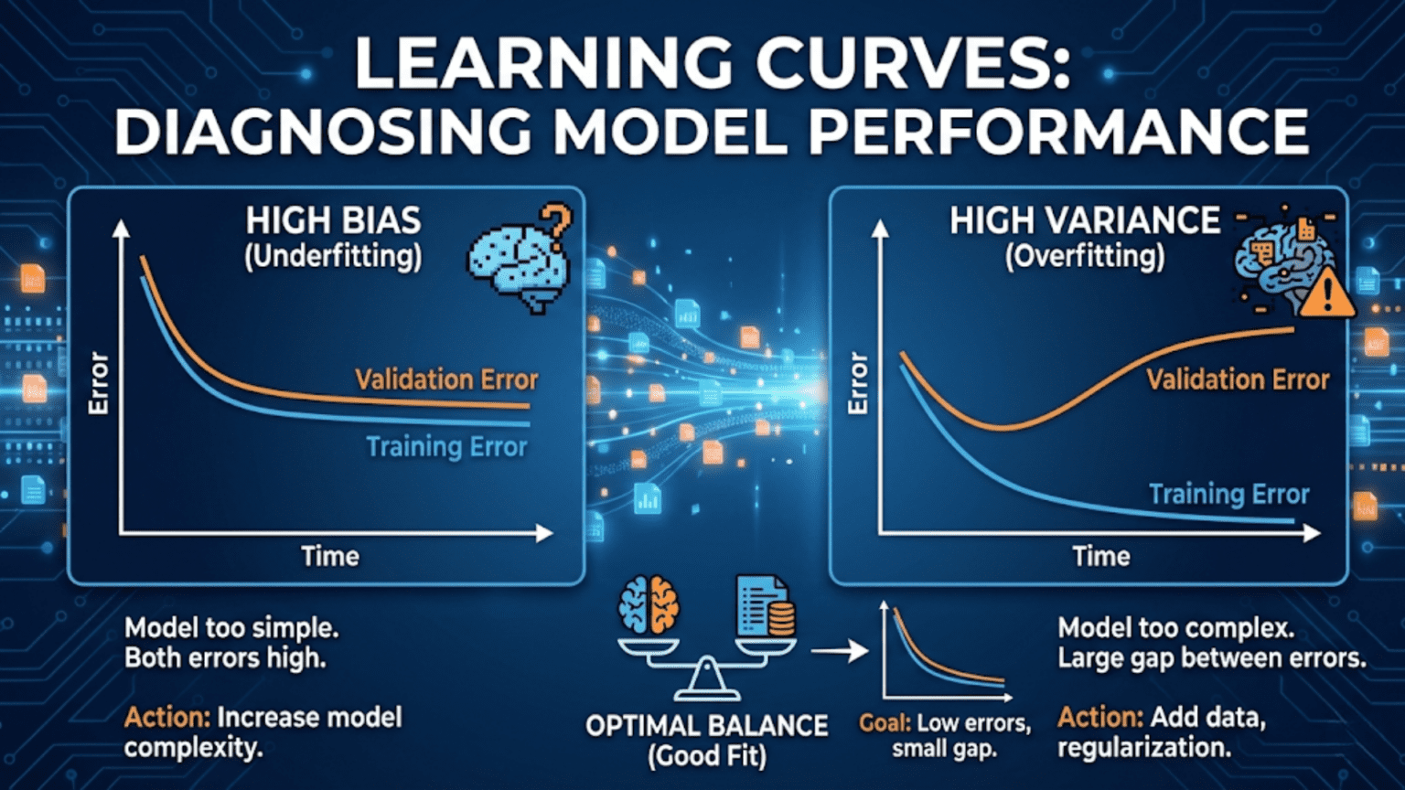 Learning Curves: Diagnosing Model Performance