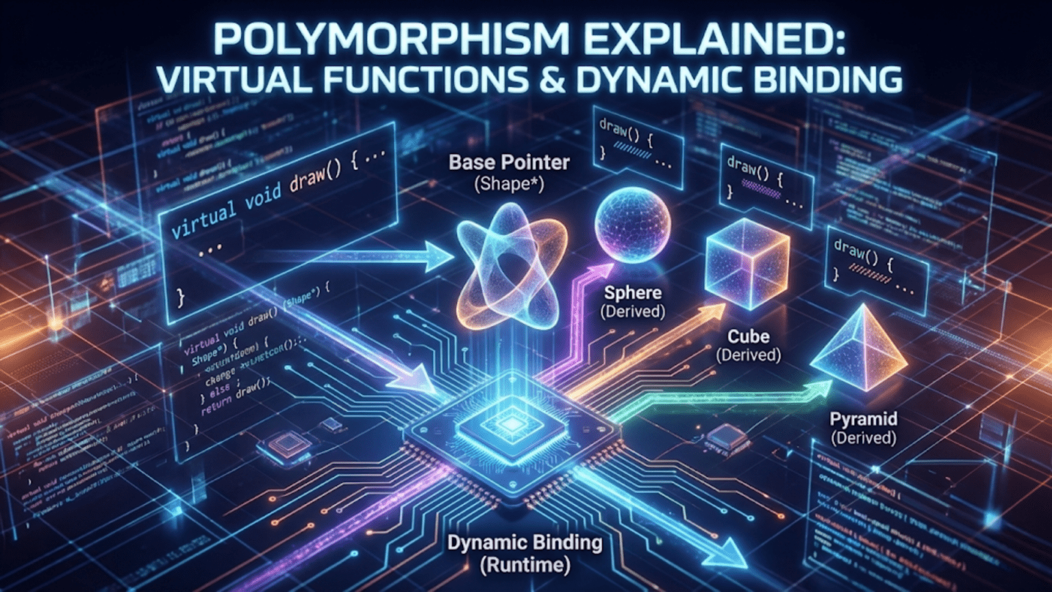 Polymorphism Explained: Virtual Functions and Dynamic Binding