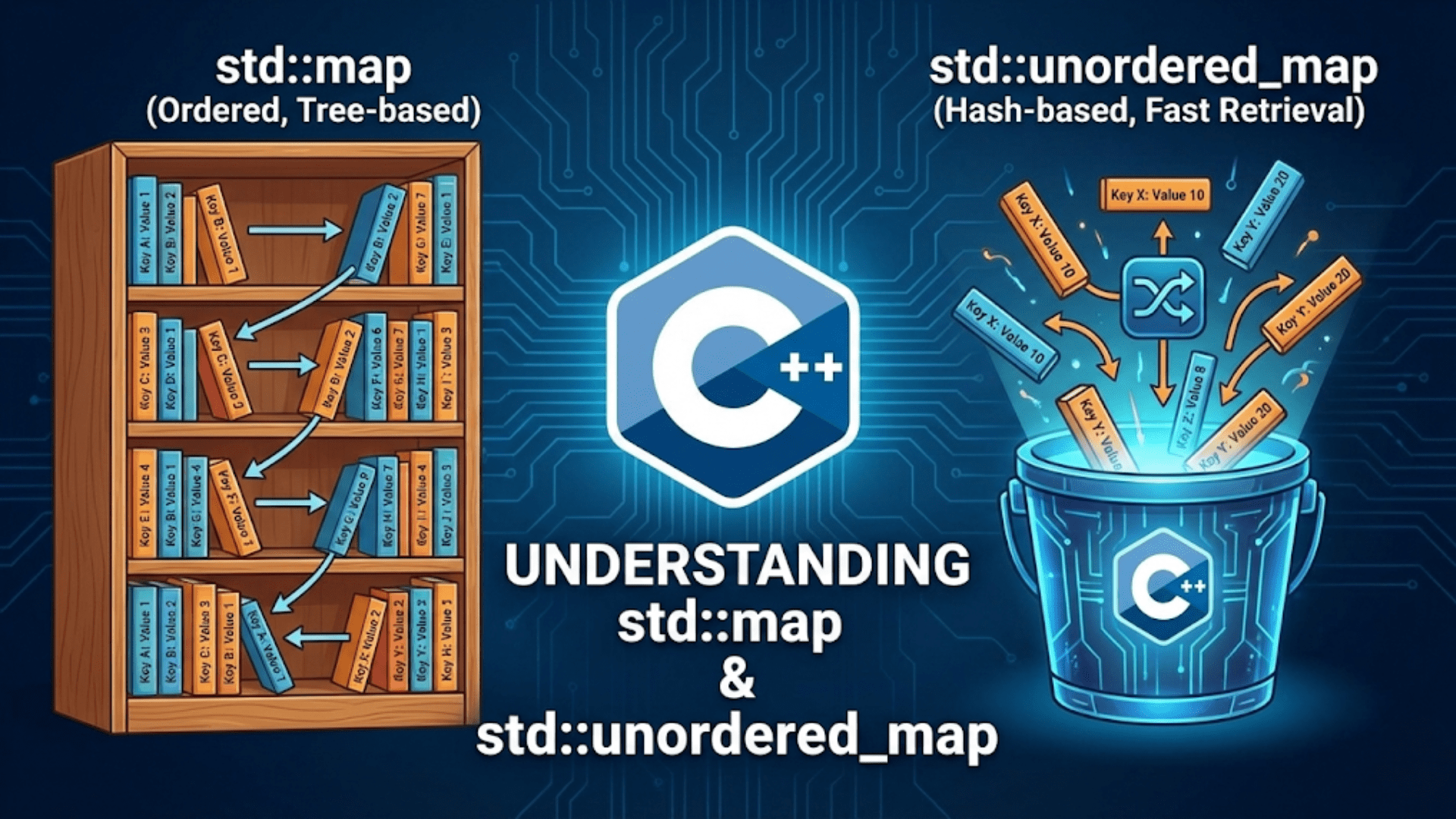Understanding std::map and std::unordered_map