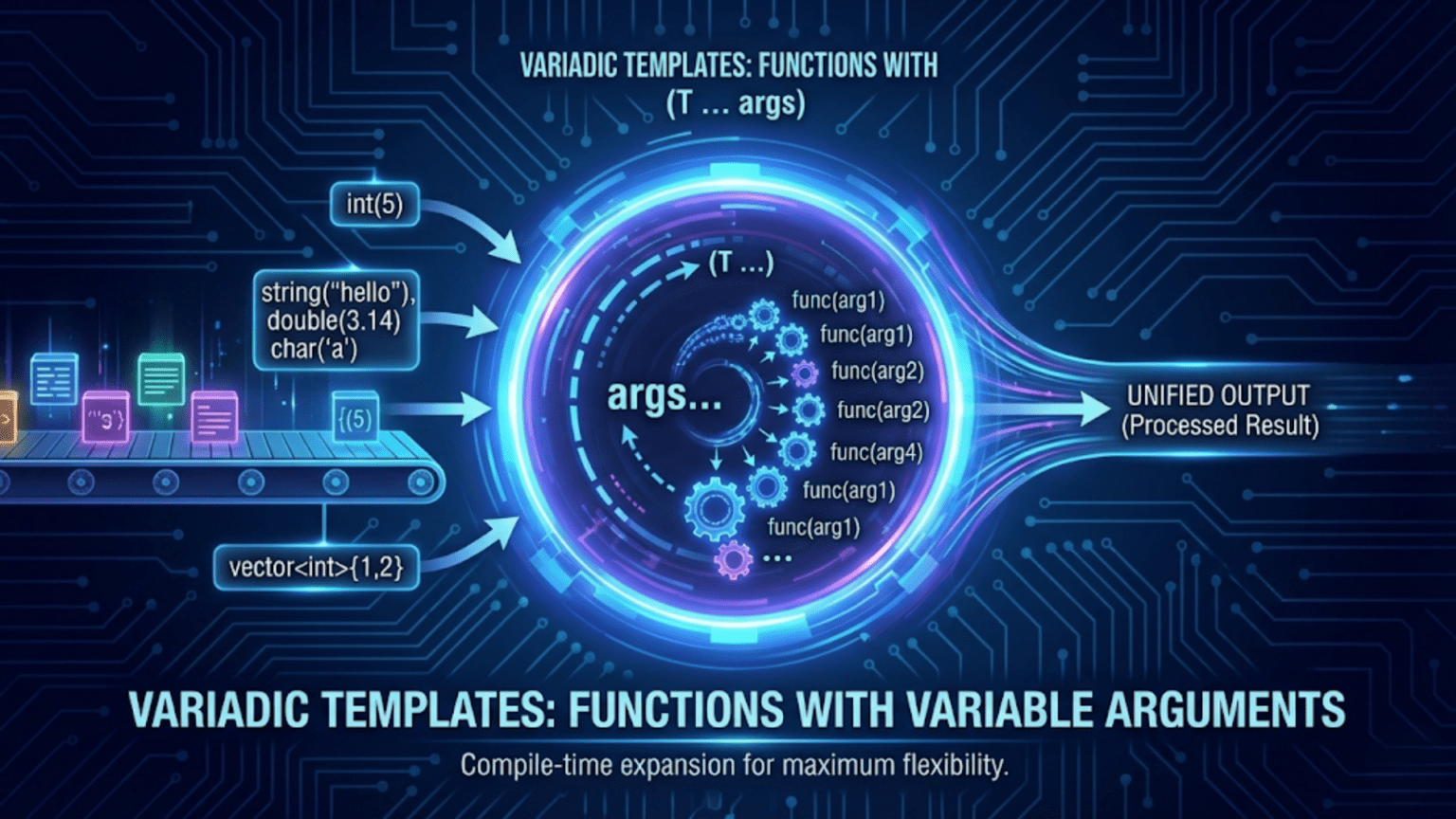 Variadic Templates: Functions with Variable Arguments