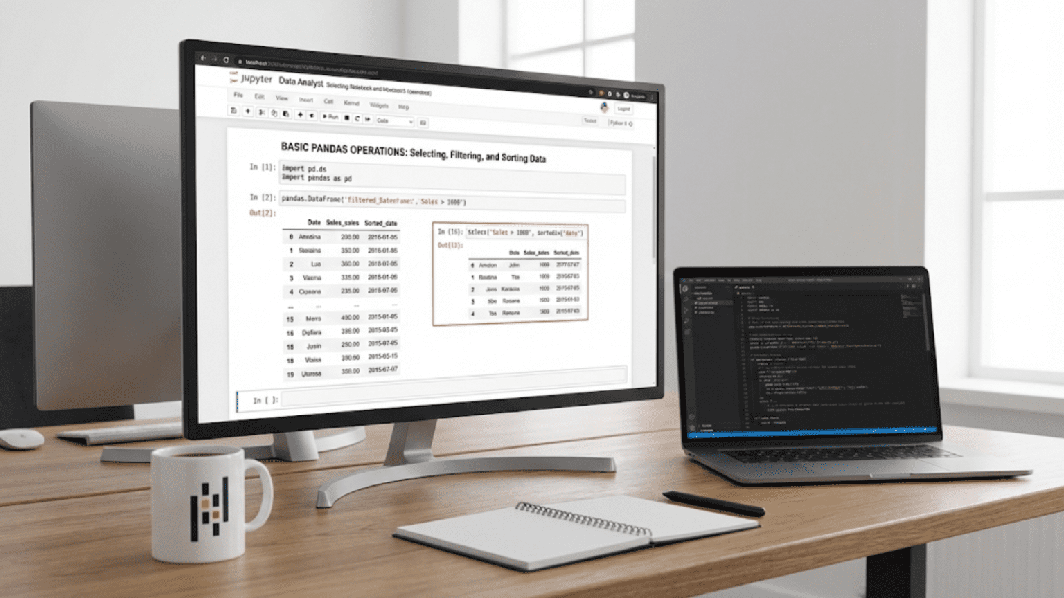Basic Pandas Operations: Selecting, Filtering, and Sorting Data