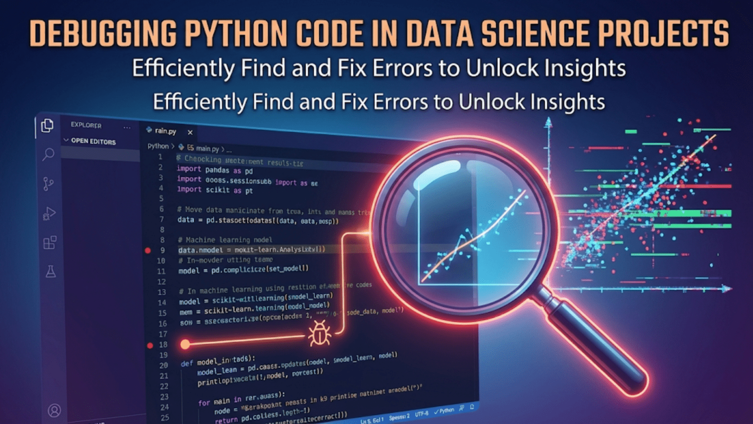 Debugging Python Code in Data Science Projects