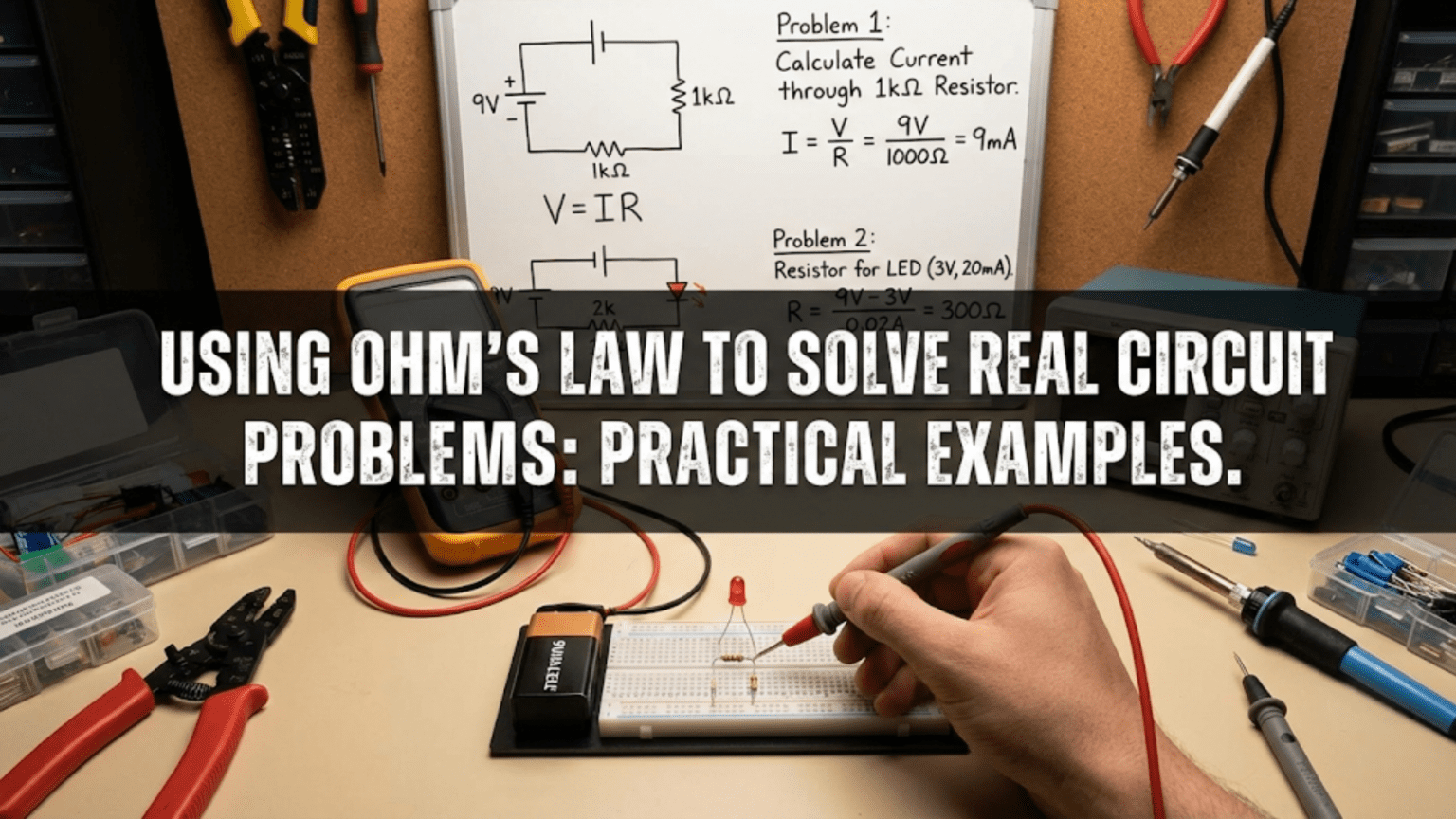 Using Ohm's Law to Solve Real Circuit Problems: Practical Examples