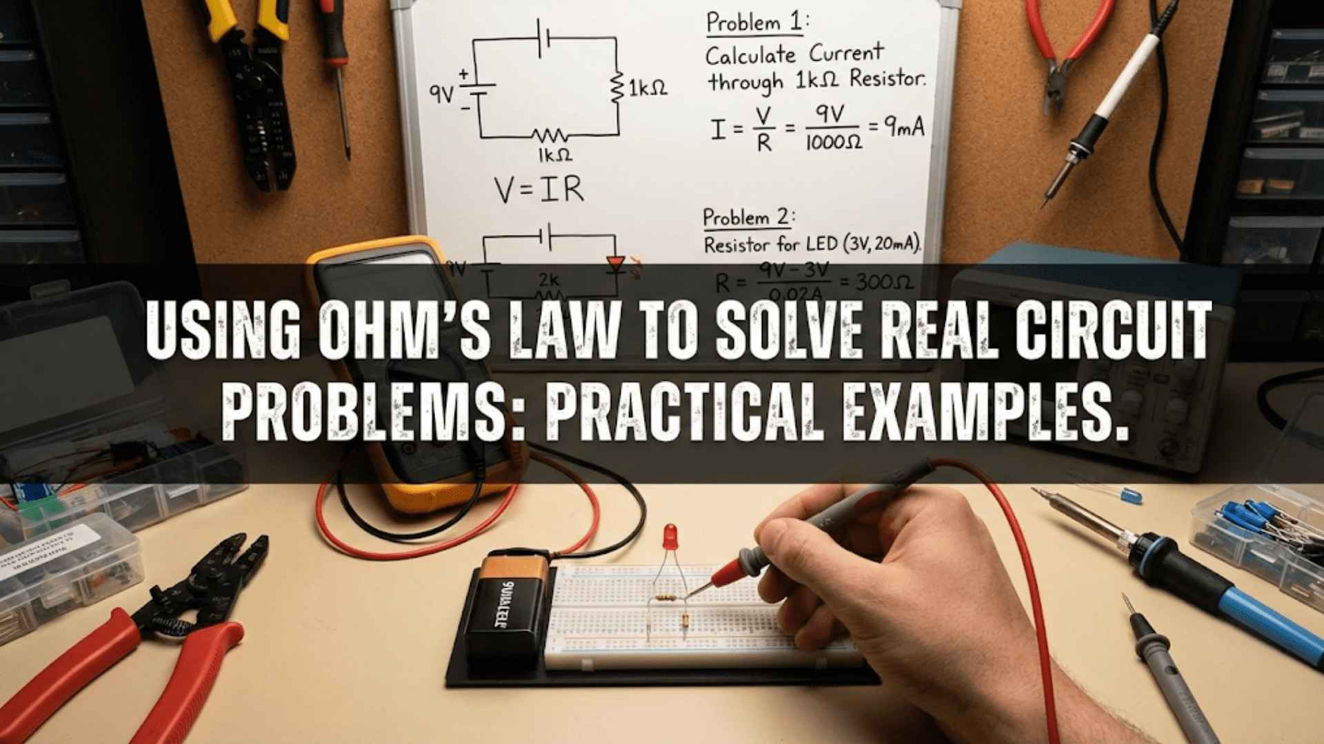Using Ohm's Law to Solve Real Circuit Problems: Practical Examples