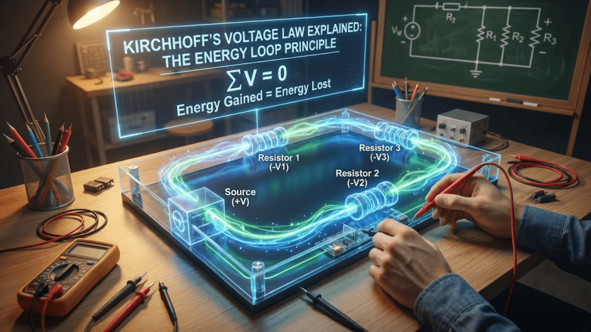Kirchhoff's Voltage Law Explained: The Energy Loop Principle
