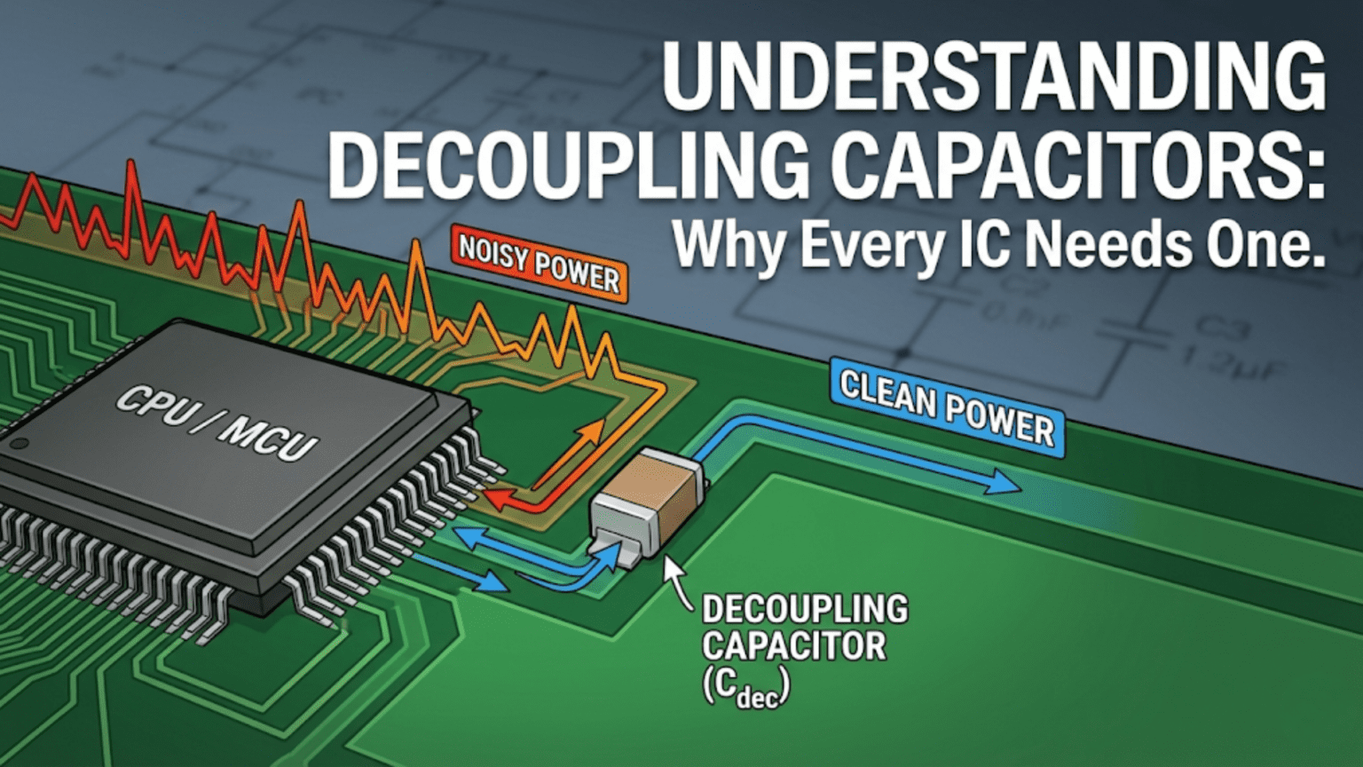Understanding Decoupling Capacitors: Why Every IC Needs One