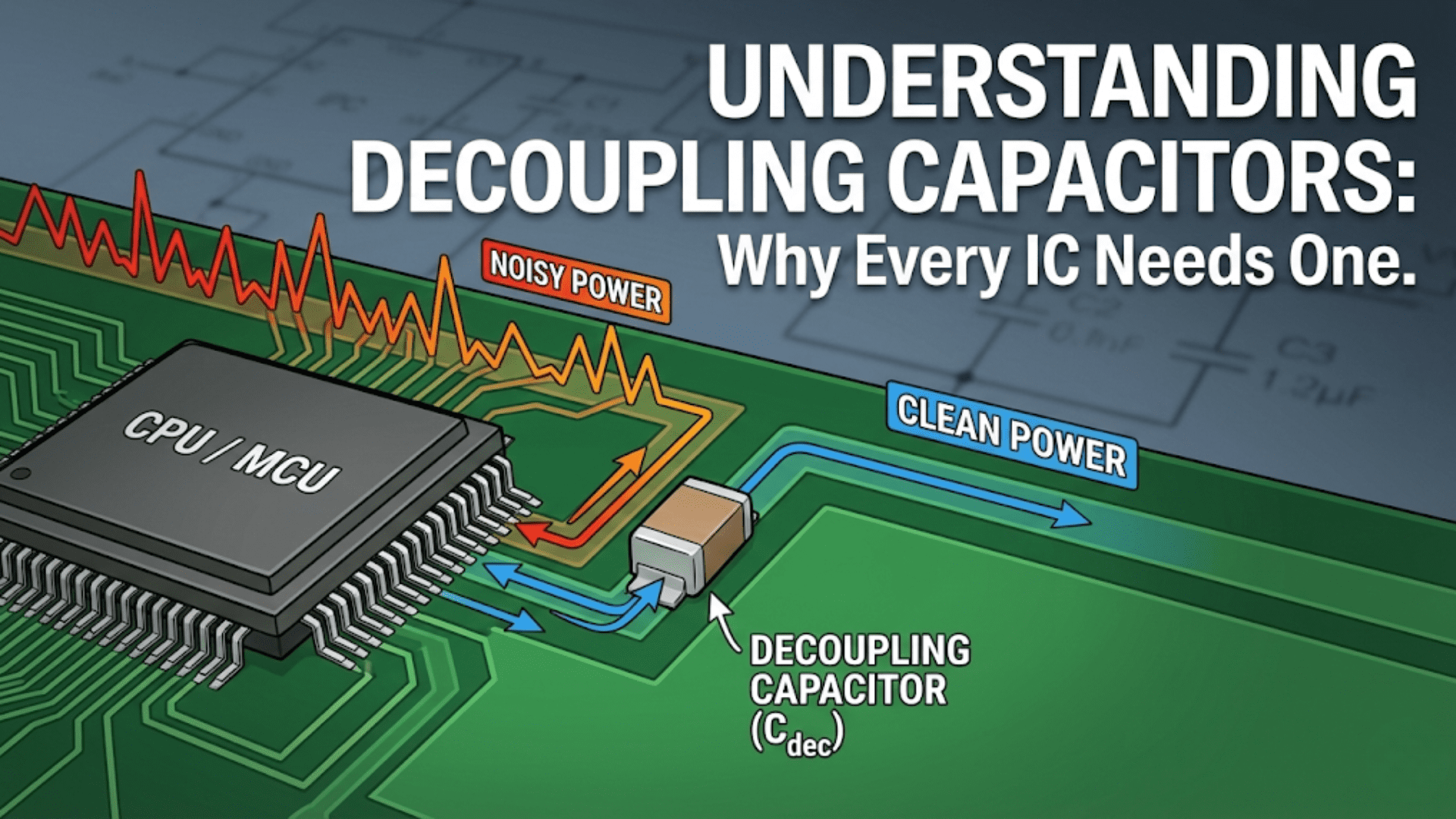 Understanding Decoupling Capacitors: Why Every IC Needs One