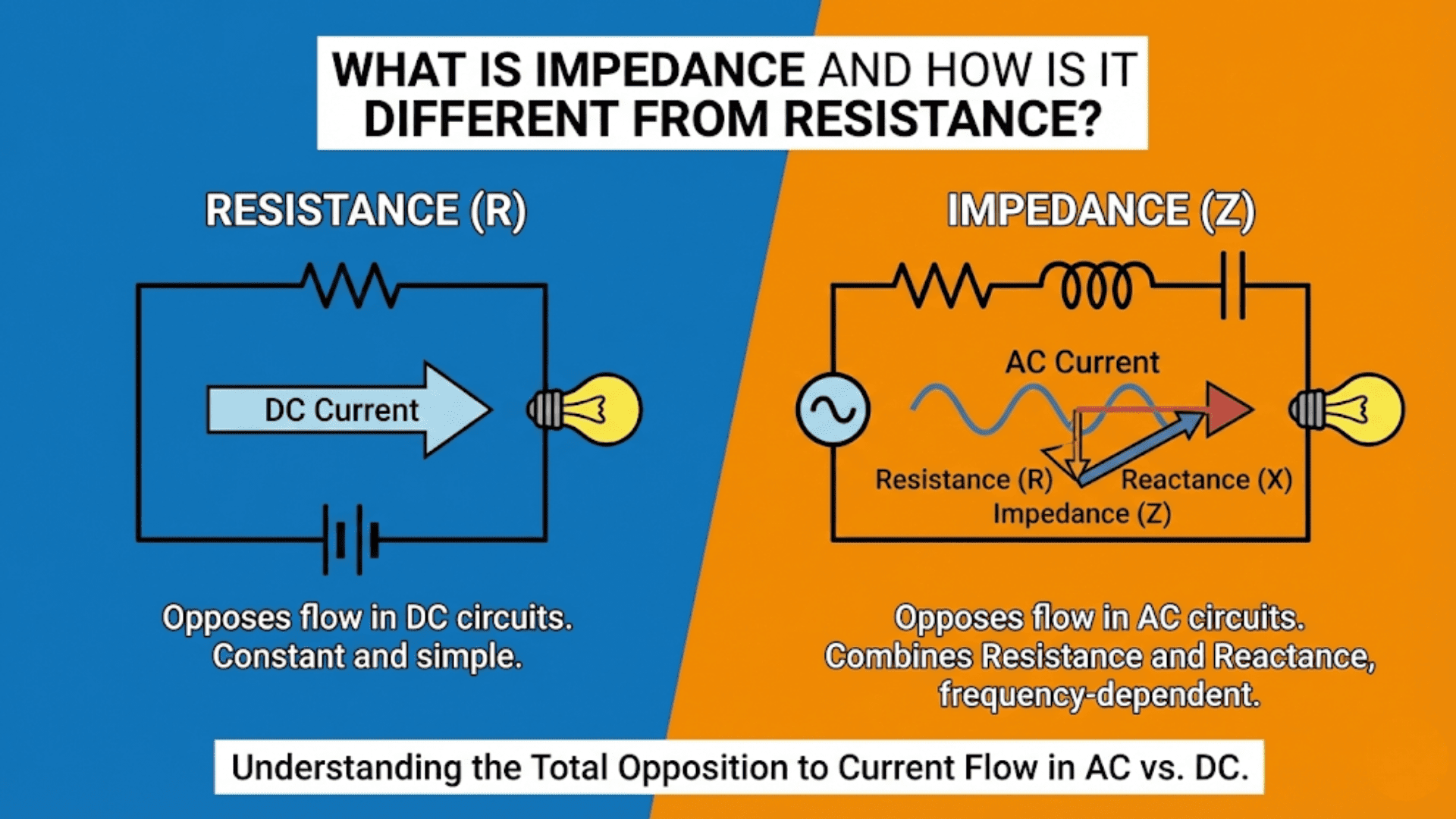 What is Impedance and How is it Different from Resistance?