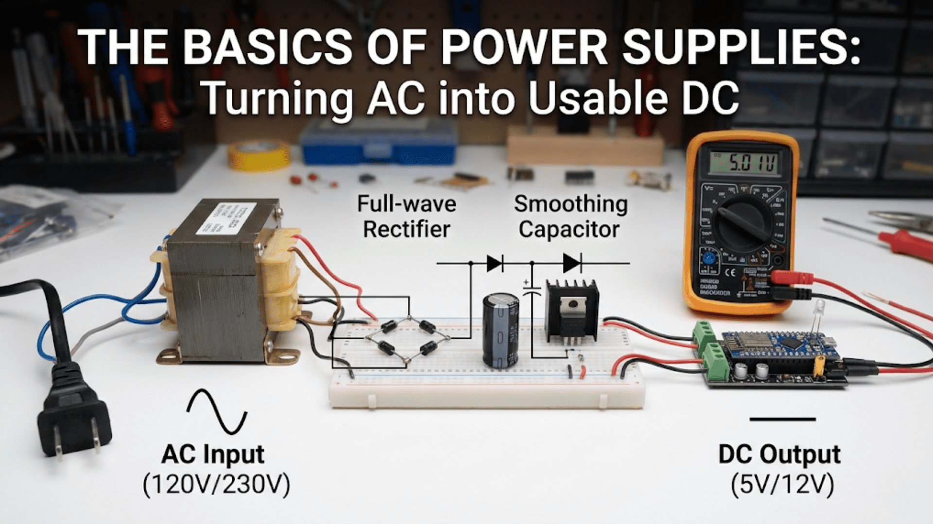 The Basics of Power Supplies: Turning AC into Usable DC