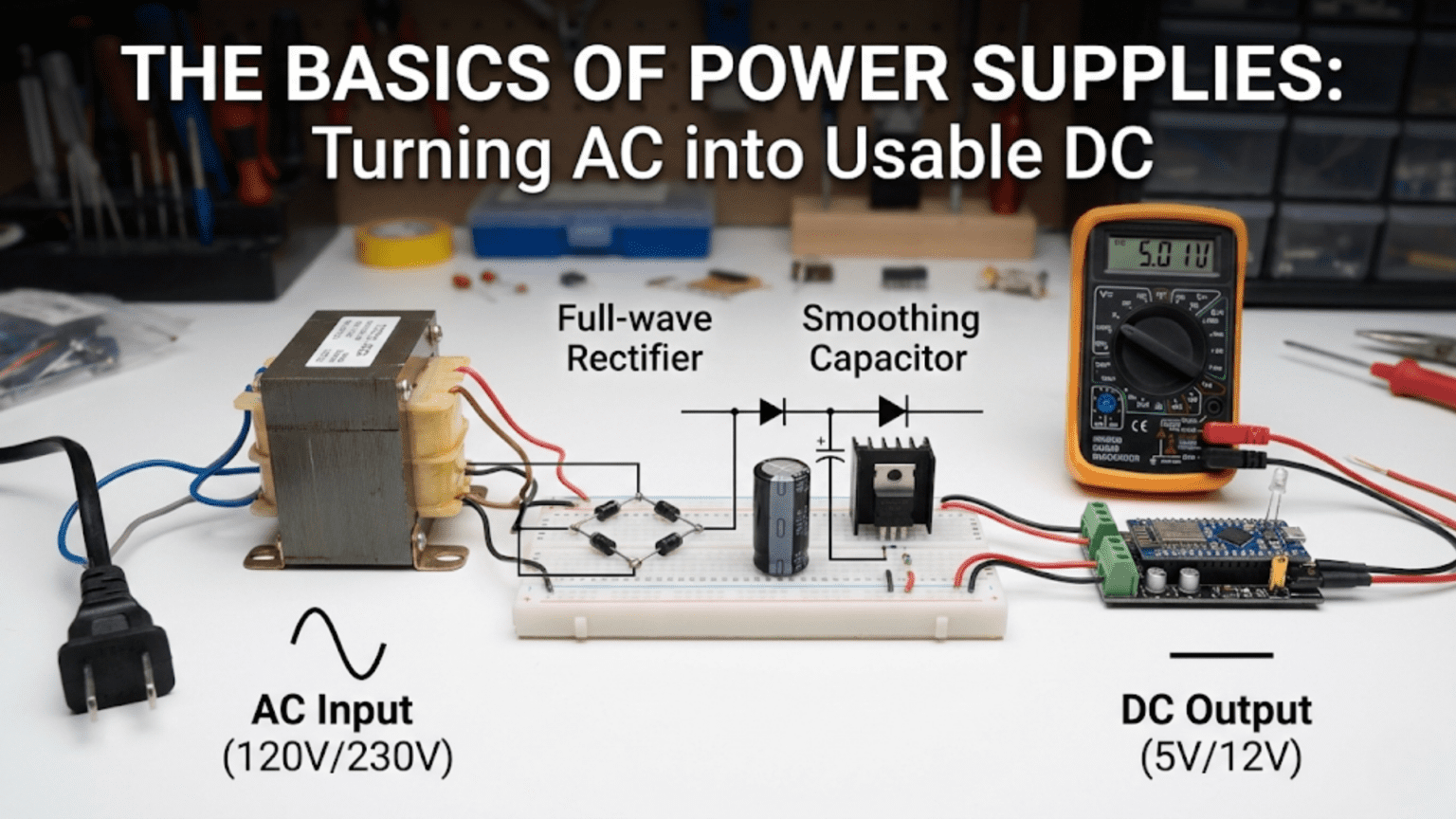 The Basics of Power Supplies: Turning AC into Usable DC