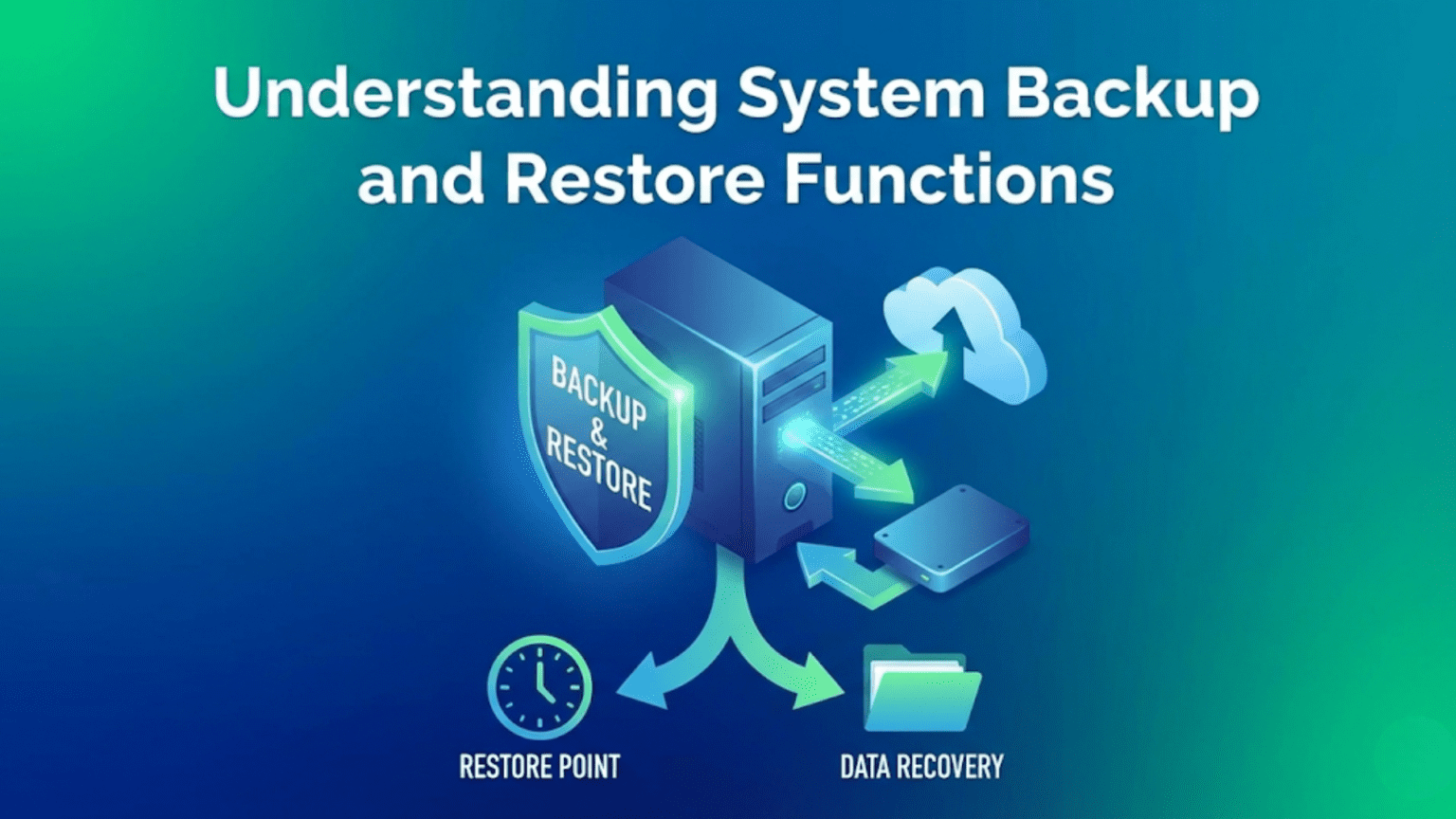 Understanding System Backup and Restore Functions