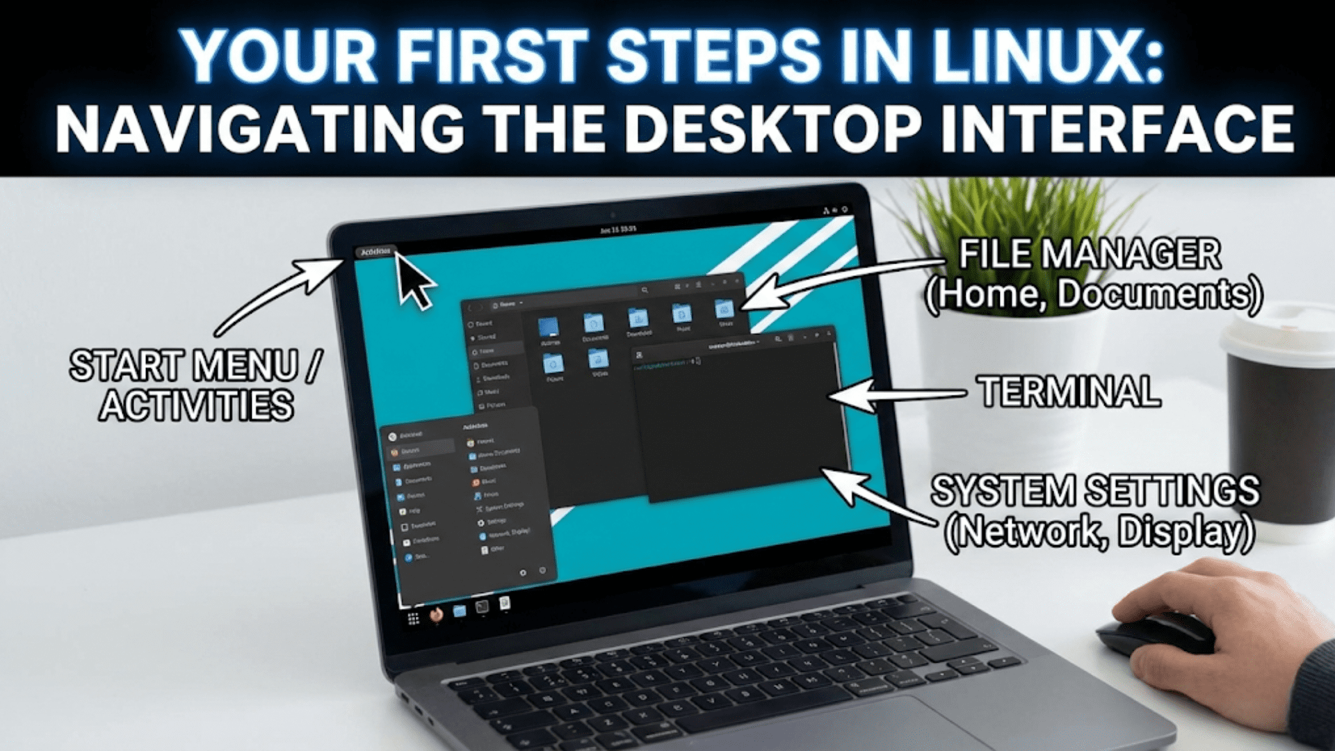 Your First Steps in Linux: Navigating the Desktop Interface