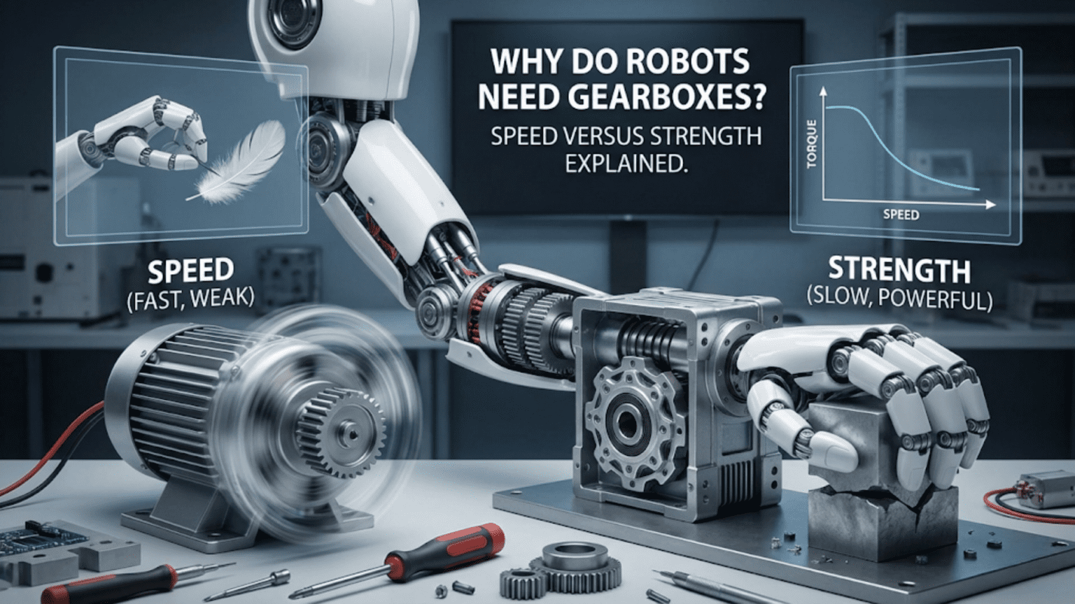 Why Do Robots Need Gearboxes? Speed Versus Strength Explained