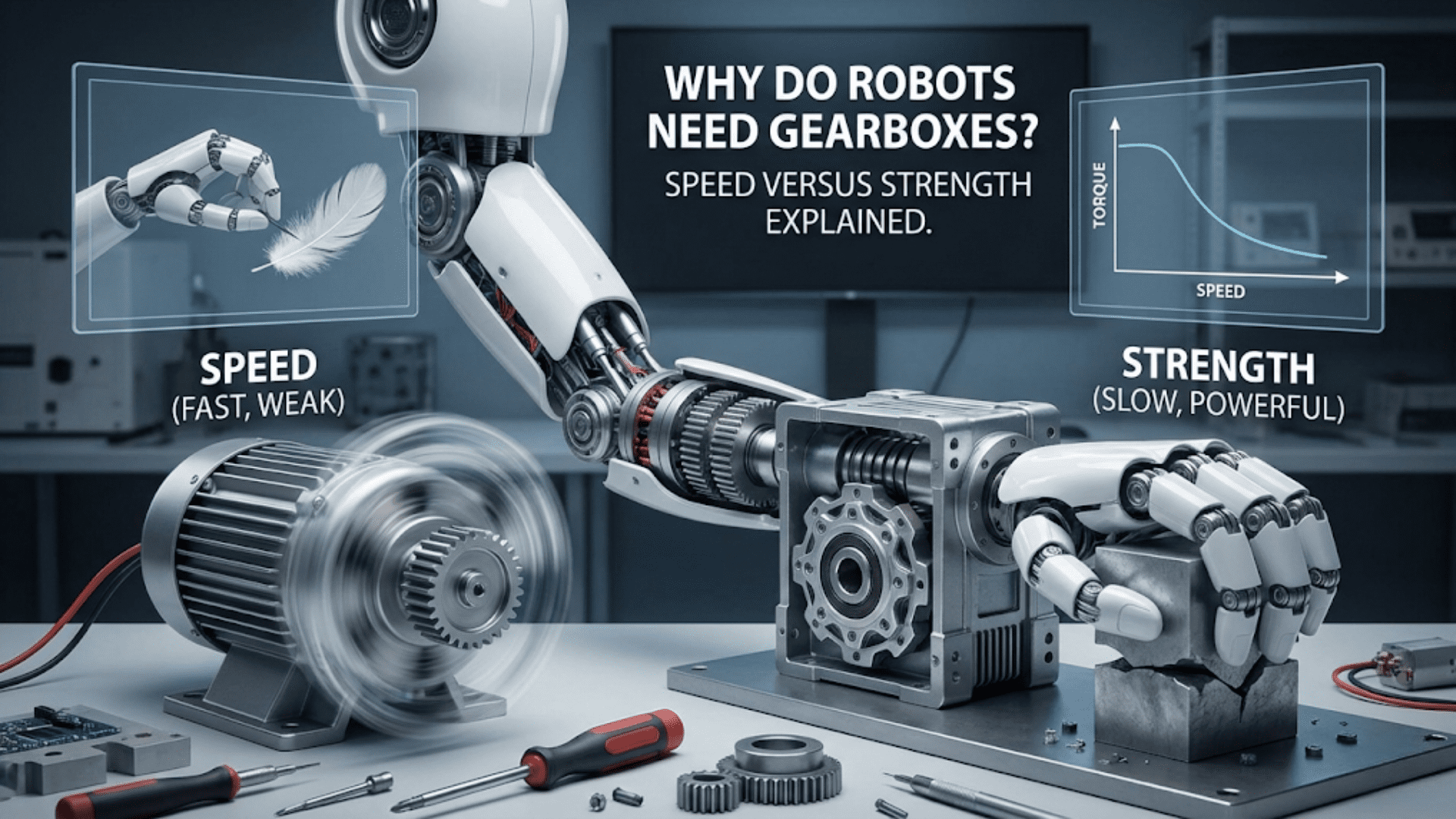 Why Do Robots Need Gearboxes? Speed Versus Strength Explained