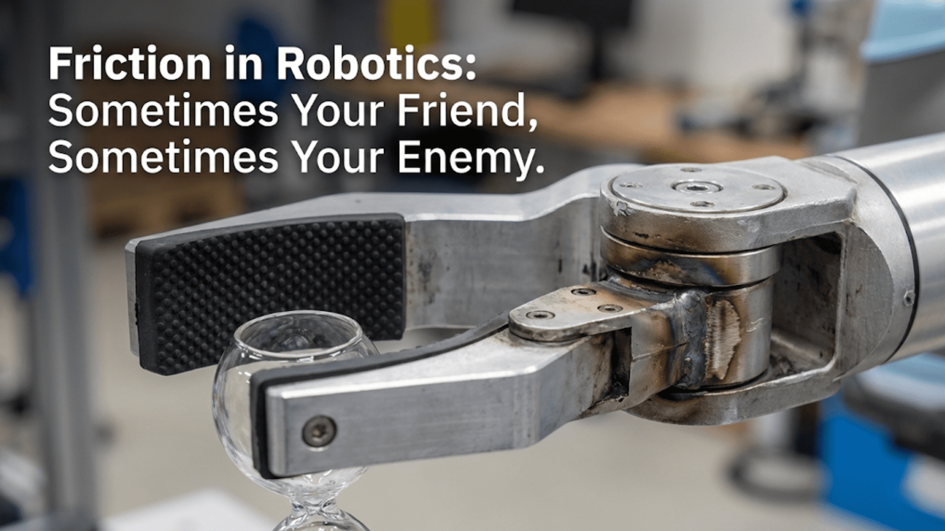Friction in Robotics: Sometimes Your Friend, Sometimes Your Enemy