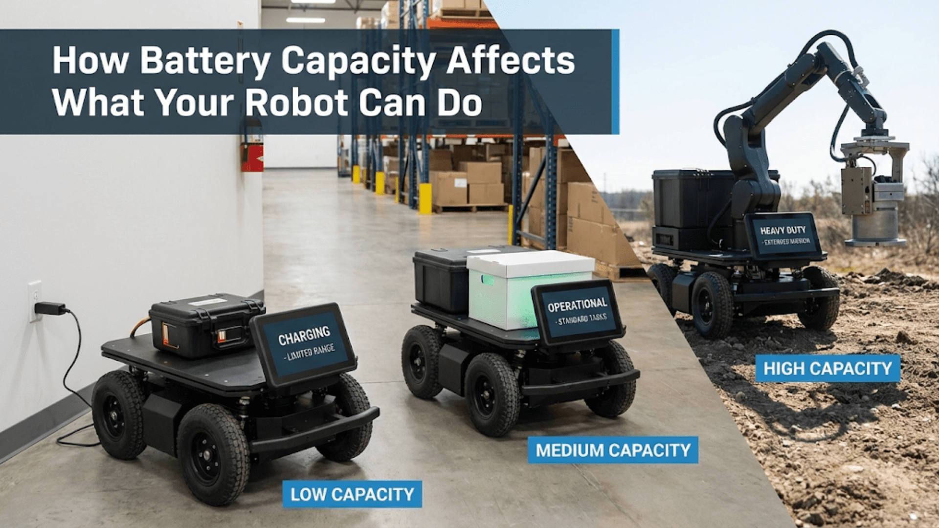 How Battery Capacity Affects What Your Robot Can Do
