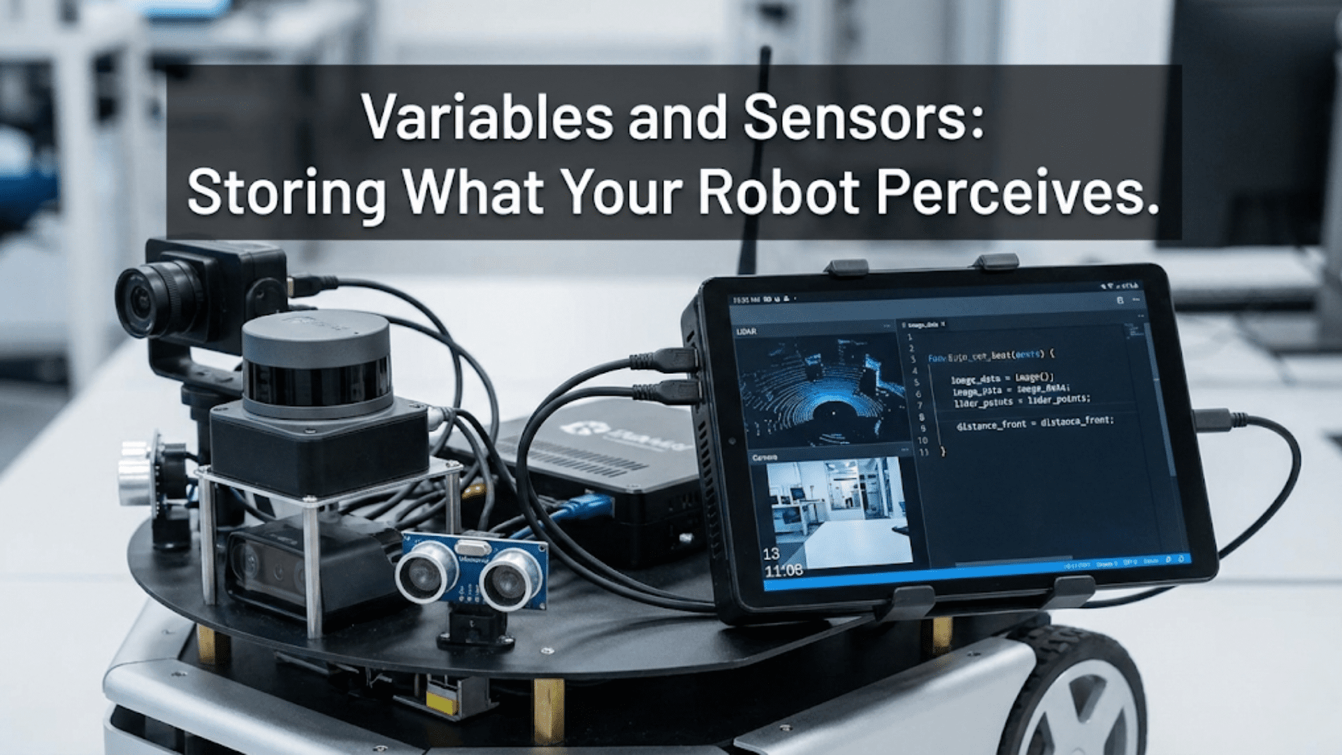 Variables and Sensors: Storing What Your Robot Perceives