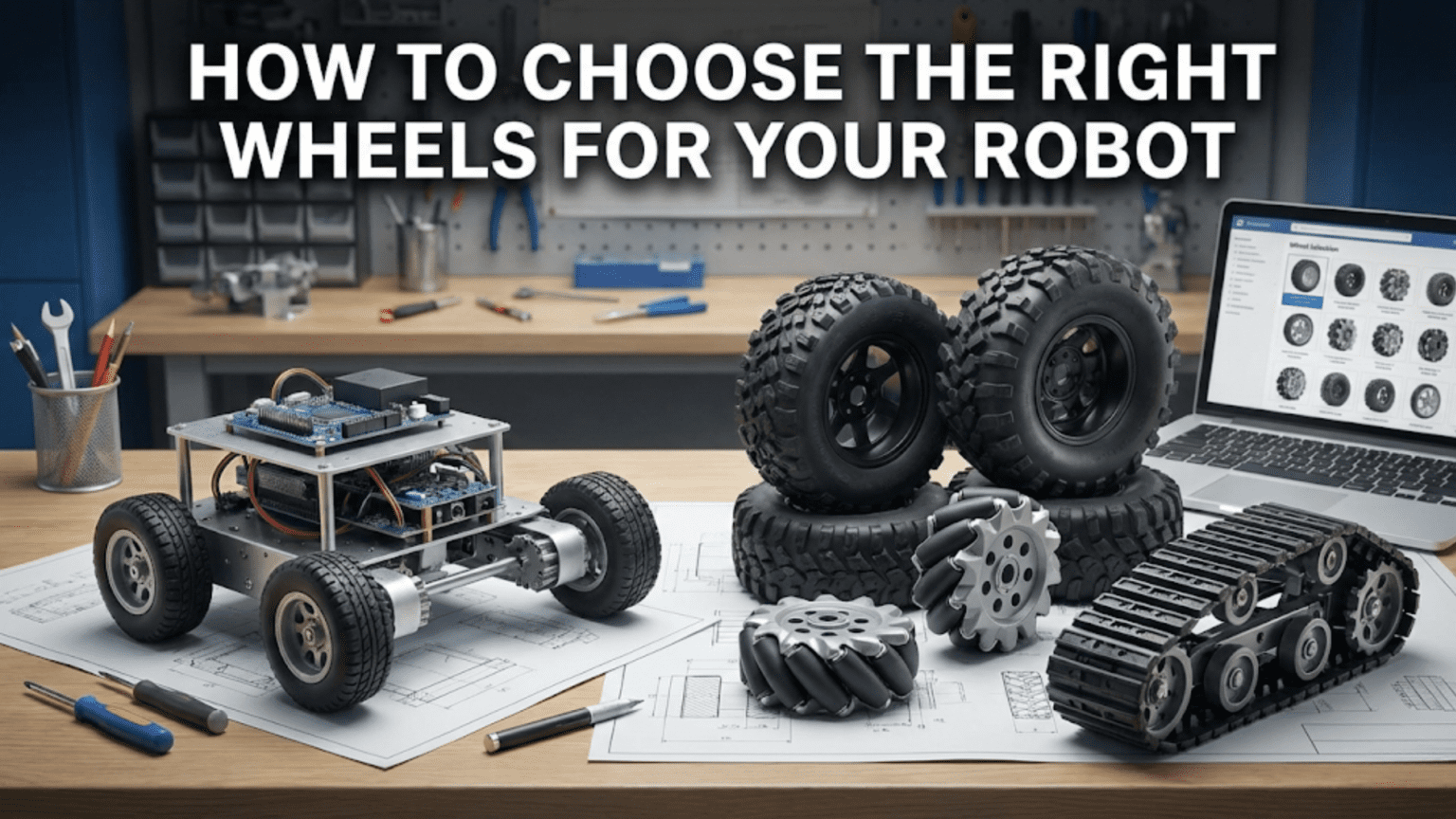 How to Choose the Right Wheels for Your Robot