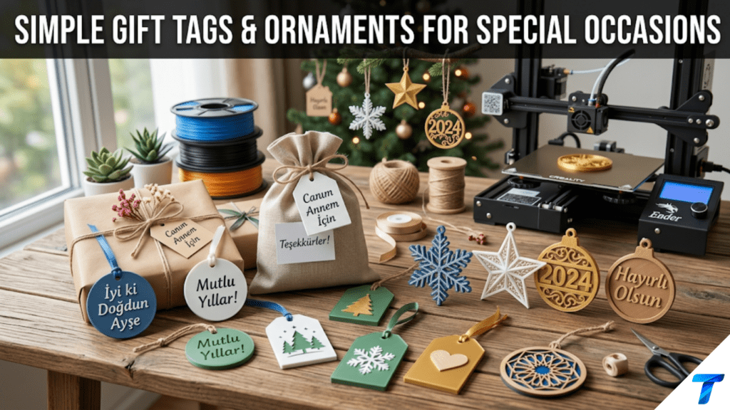 Simple Gift Tags and Ornaments for Special Occasions