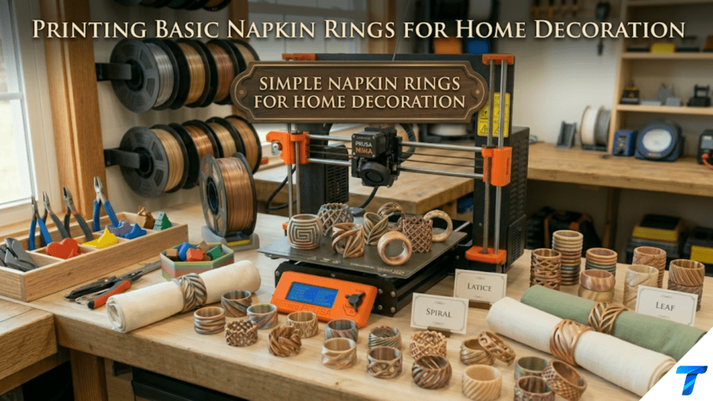 Simple Napkin Rings for Home Decoration