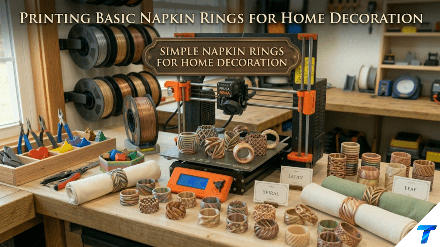 Simple Napkin Rings for Home Decoration