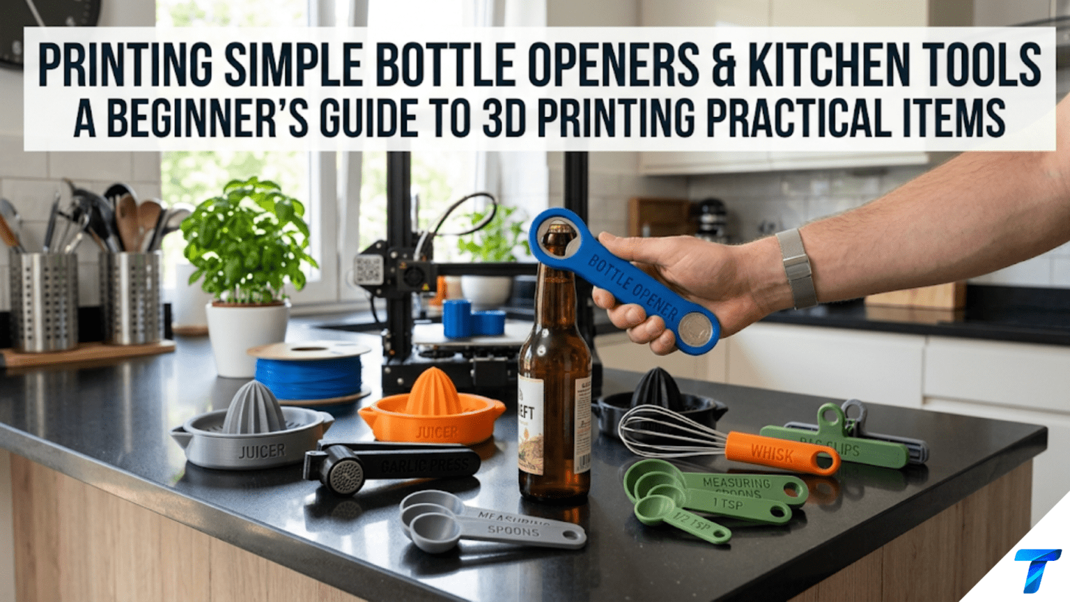 Printing Simple Bottle Openers and Kitchen Tools