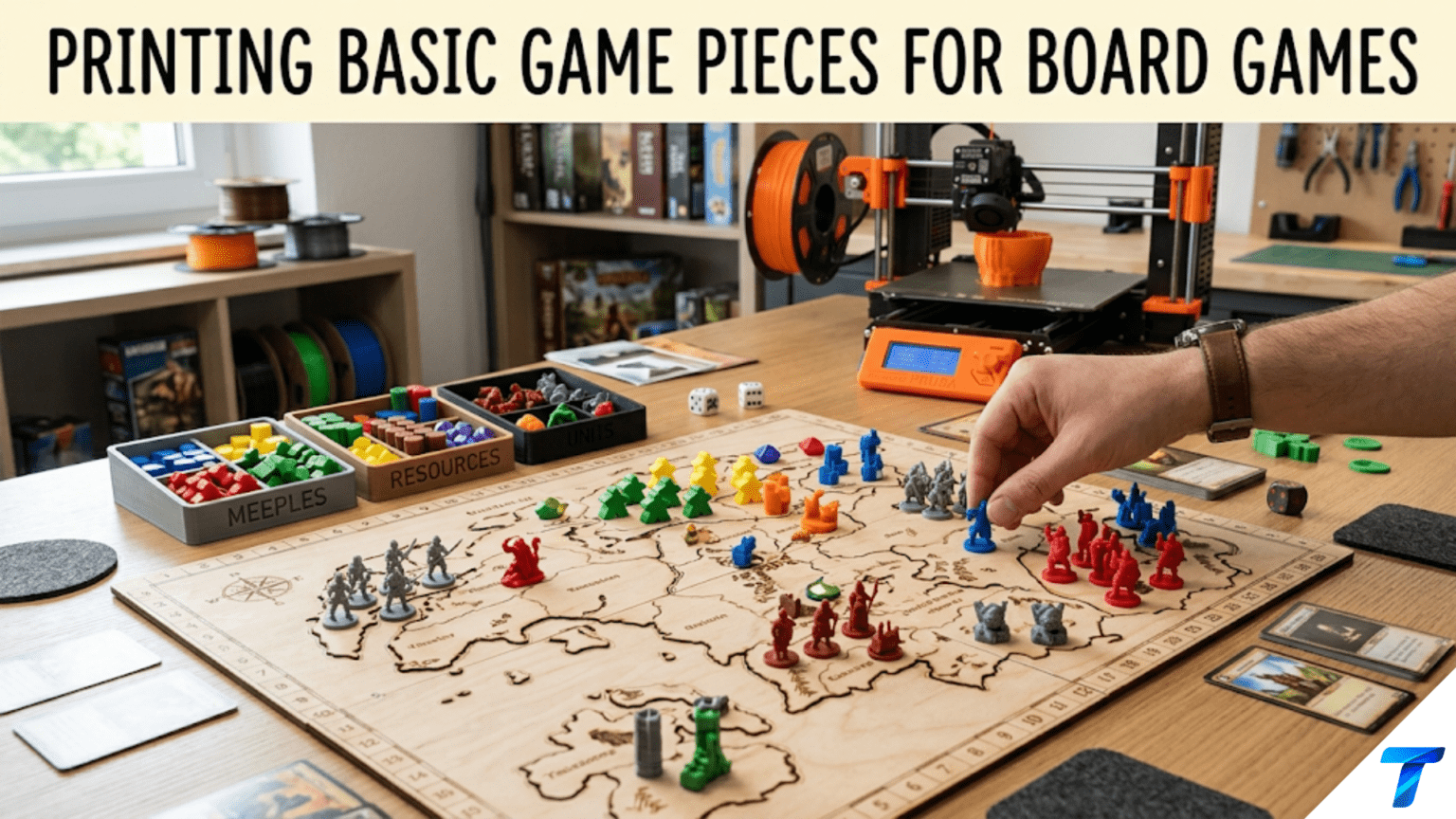 Printing Basic Game Pieces for Board Games