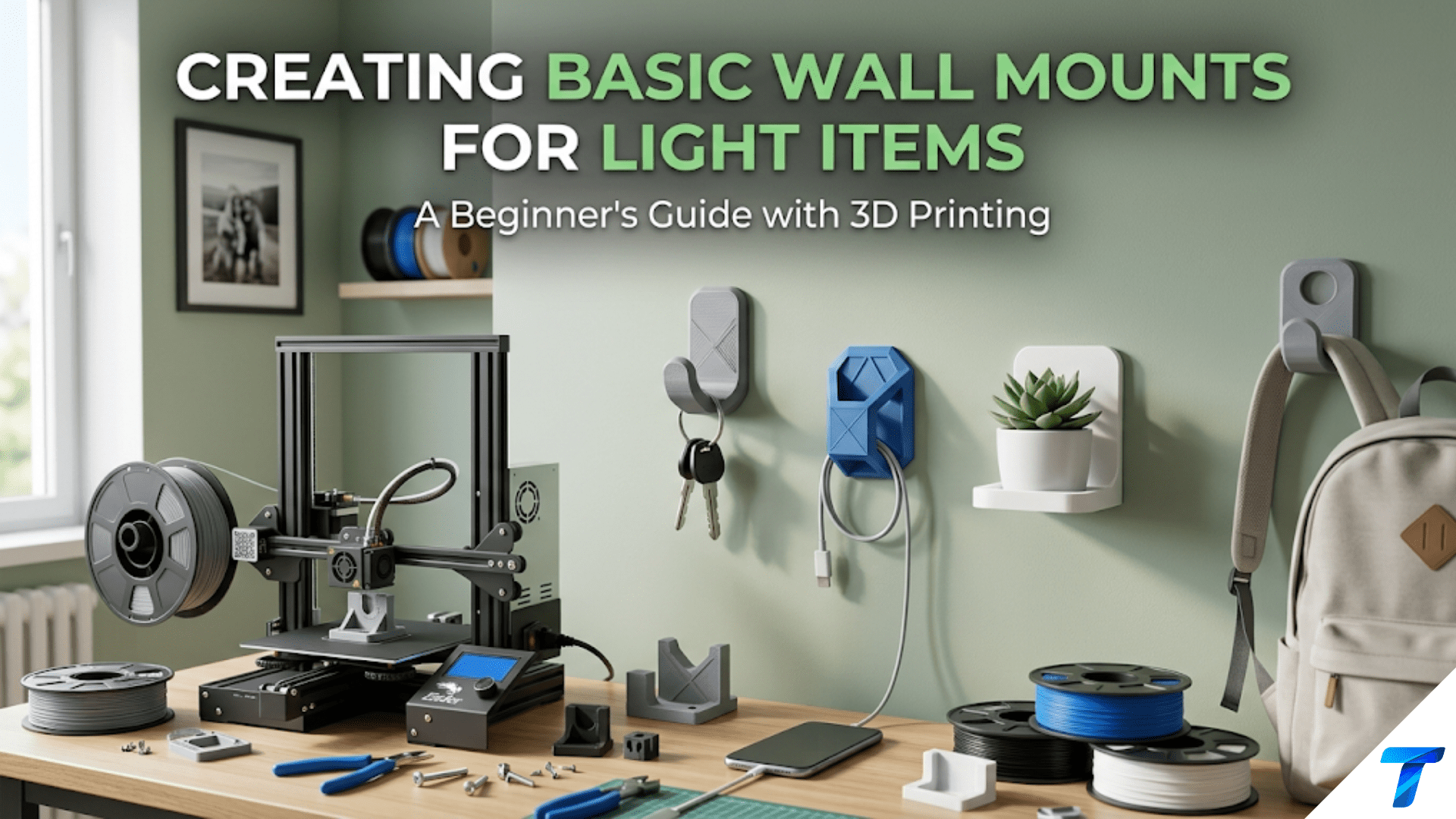 Creating Basic Wall Mounts for Light Items