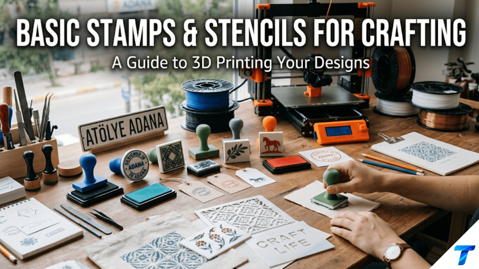 Basic Stamps and Stencils for Crafting