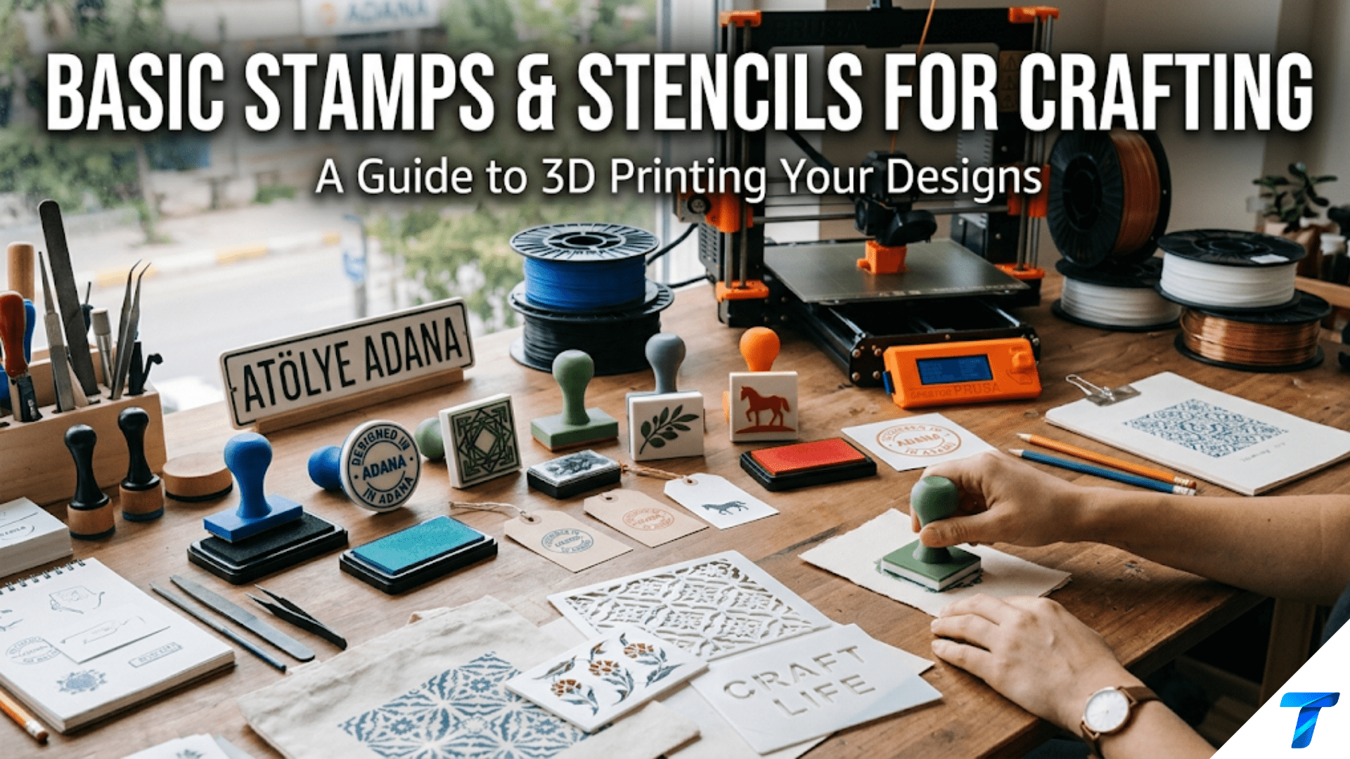Basic Stamps and Stencils for Crafting