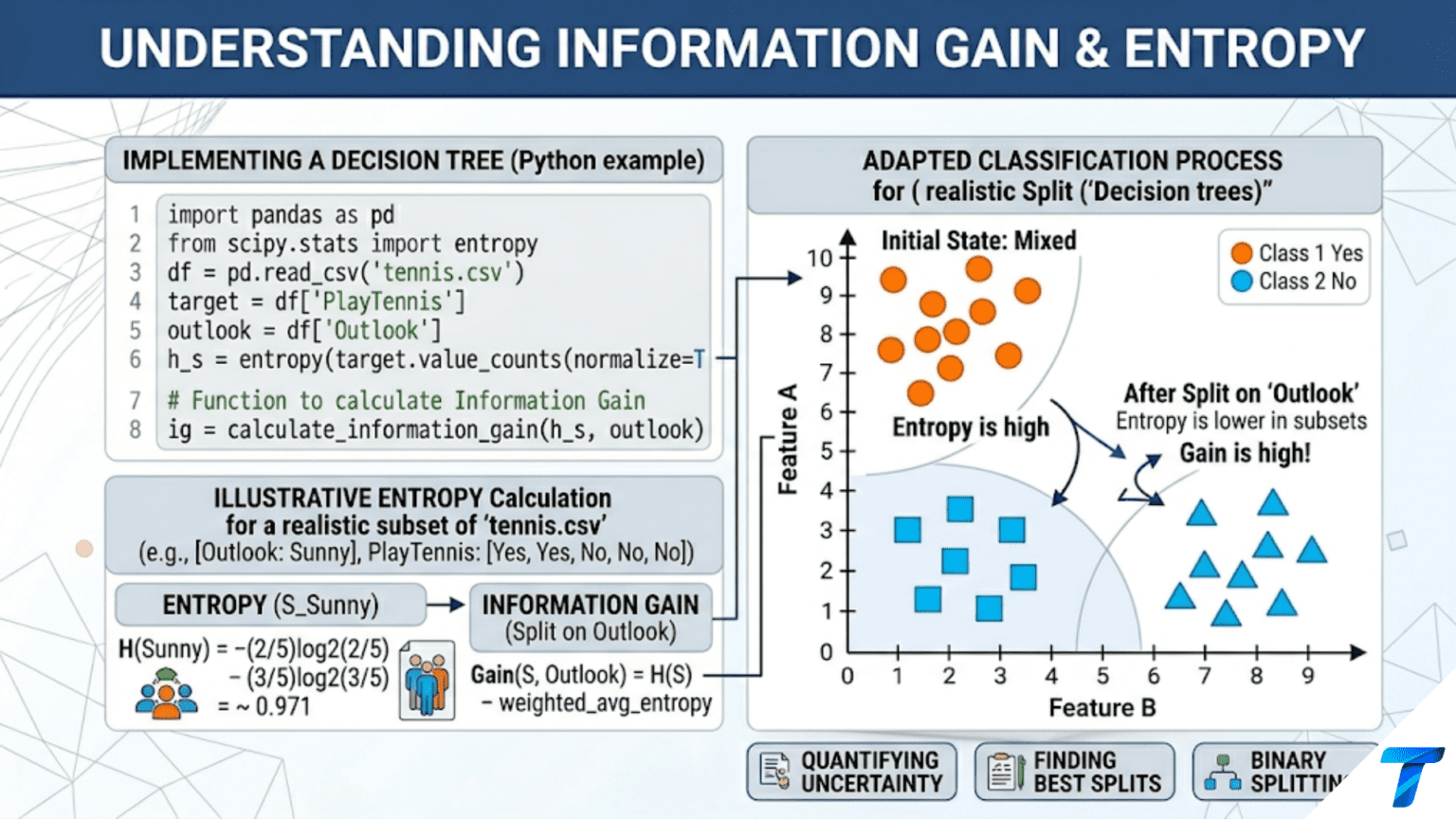Understanding Information Gain and Entropy