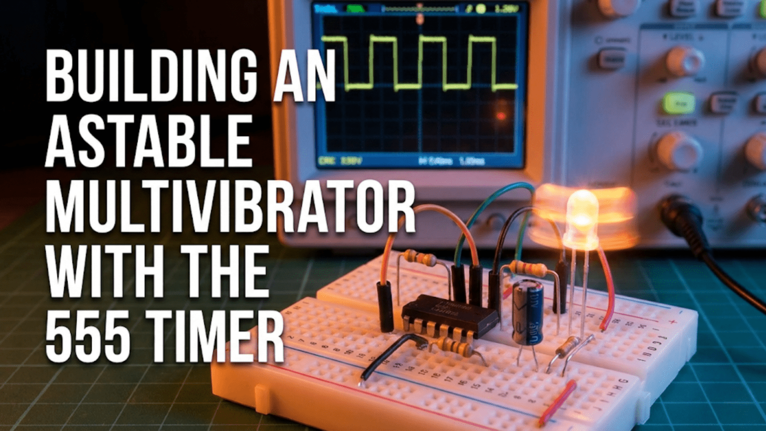 Building an Astable Multivibrator with the 555 Timer
