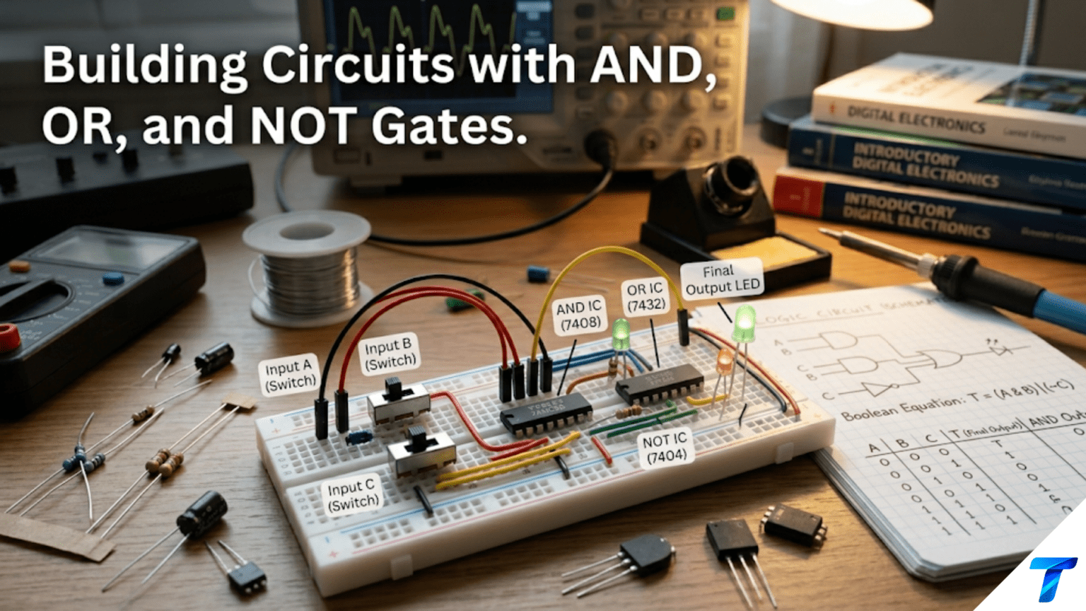 Building Circuits with AND, OR, and NOT Gates