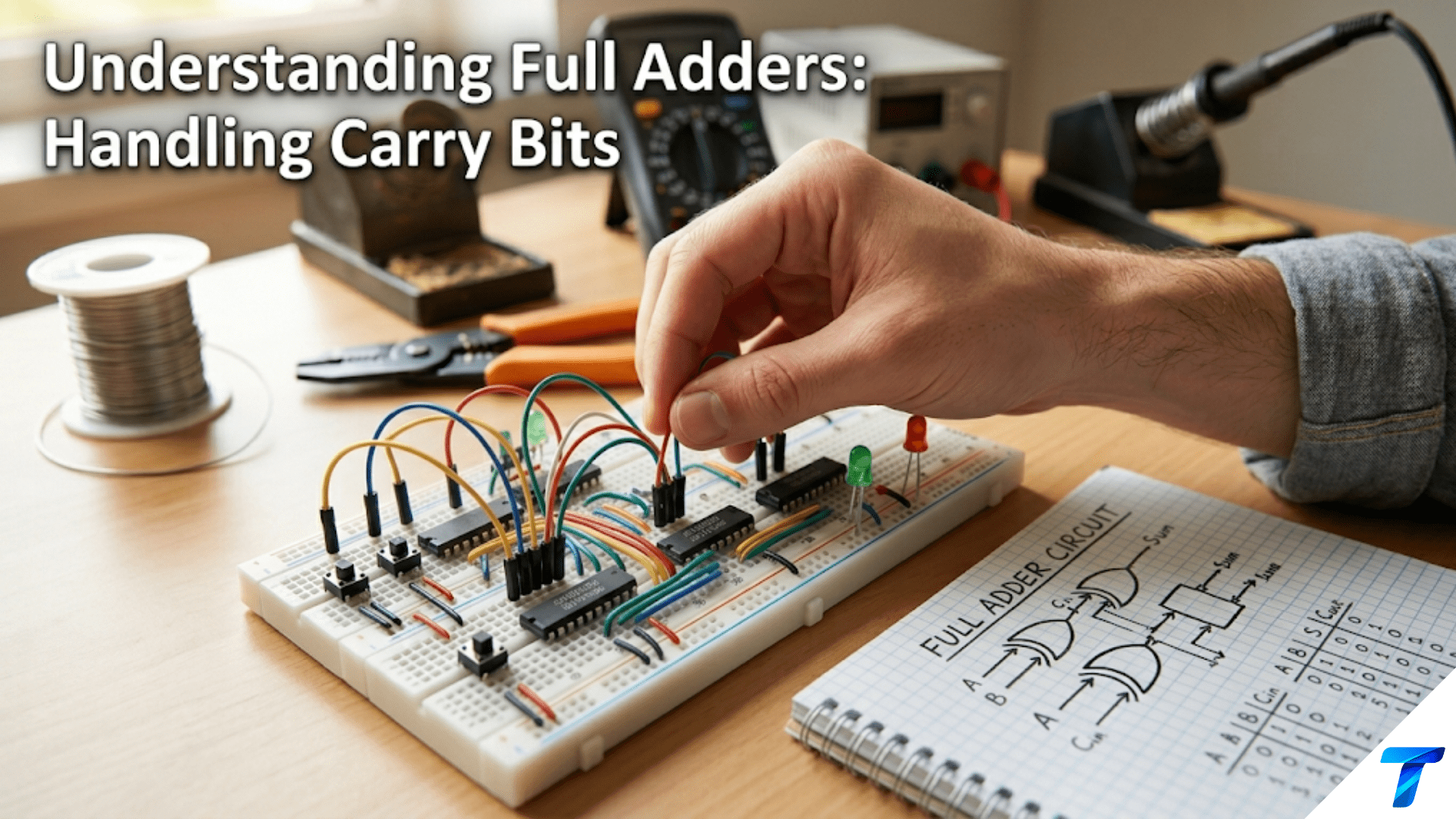 Understanding Full Adders: Handling Carry Bits