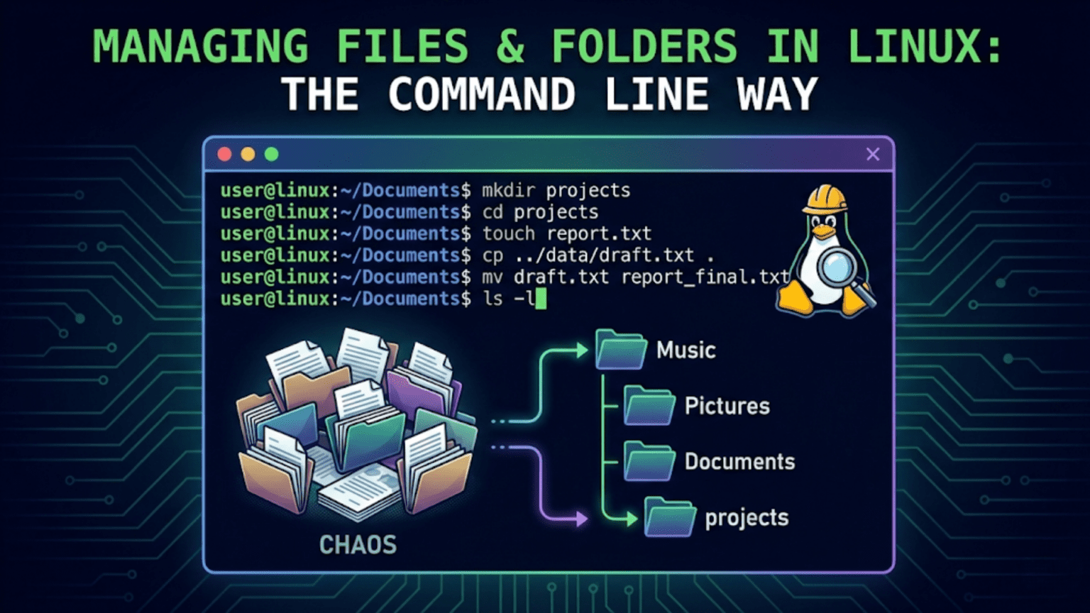 Managing Files and Folders in Linux: The Command Line Way