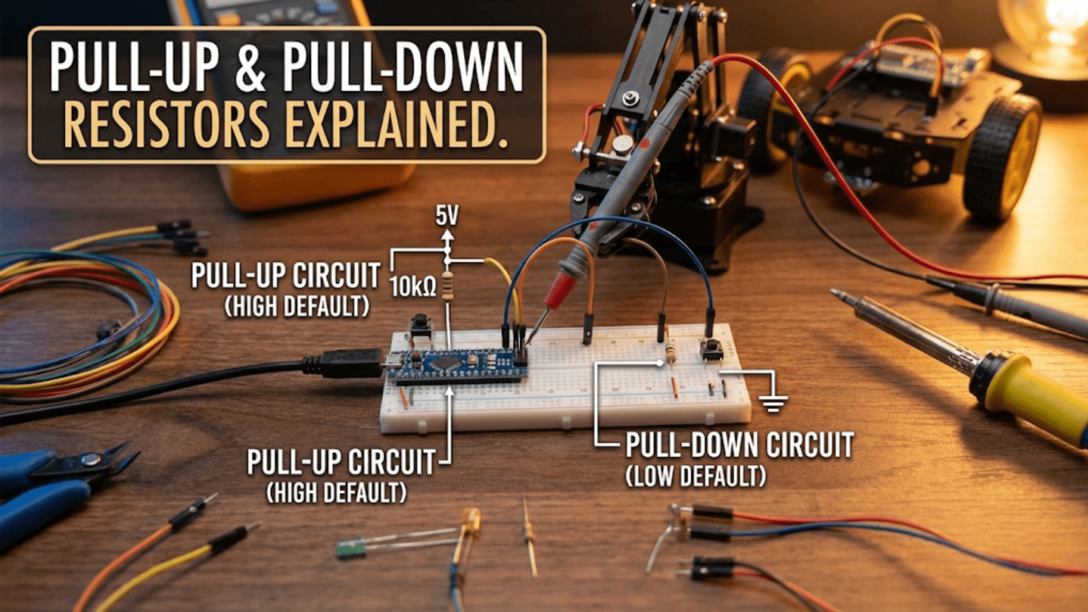 What Are Pull-Up and Pull-Down Resistors and When Do You Need Them?