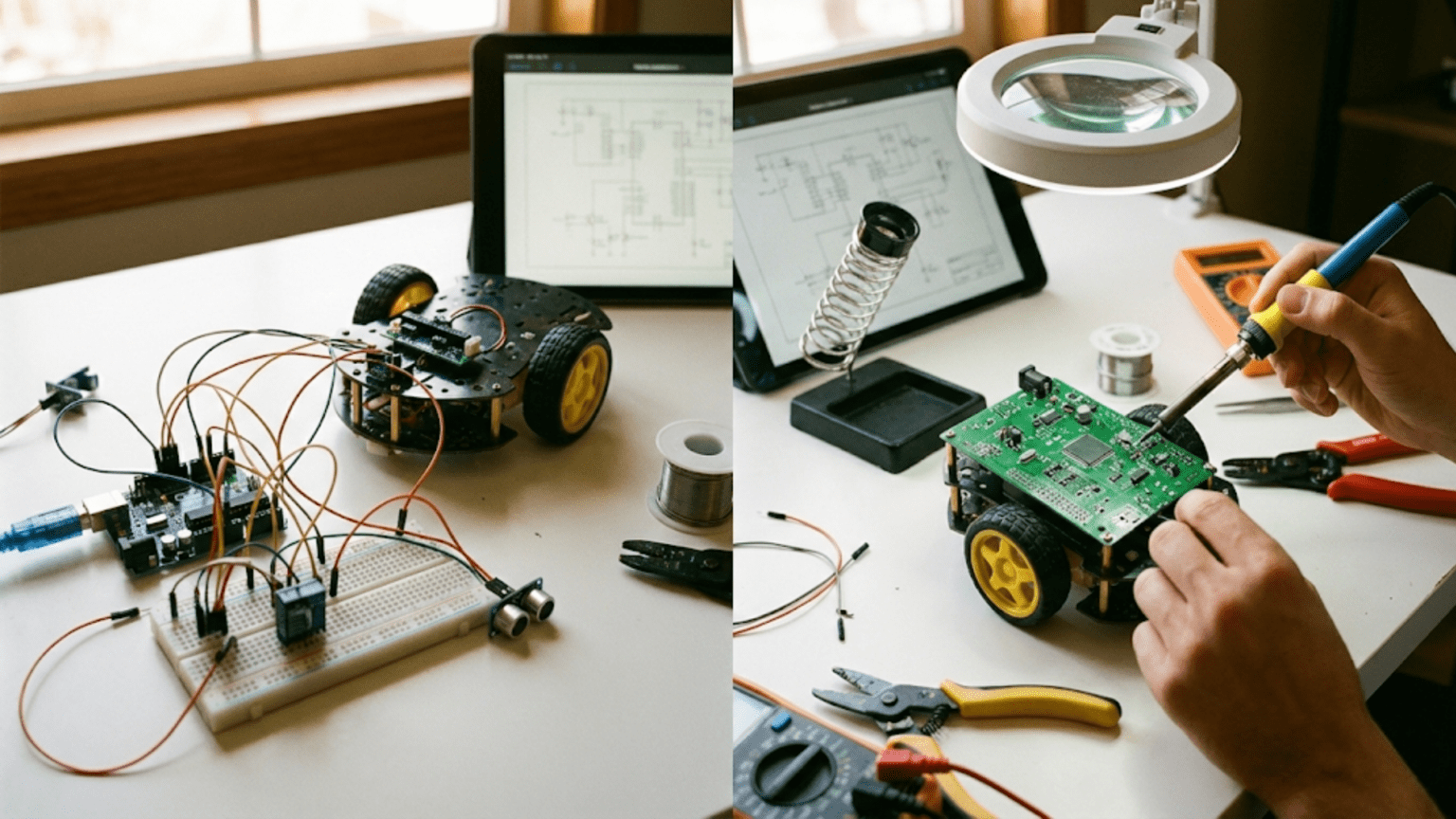 From Breadboard to Permanent Circuit: Next Steps in Robot Building