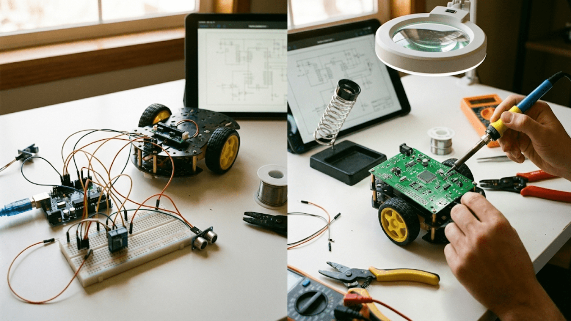From Breadboard to Permanent Circuit: Next Steps in Robot Building
